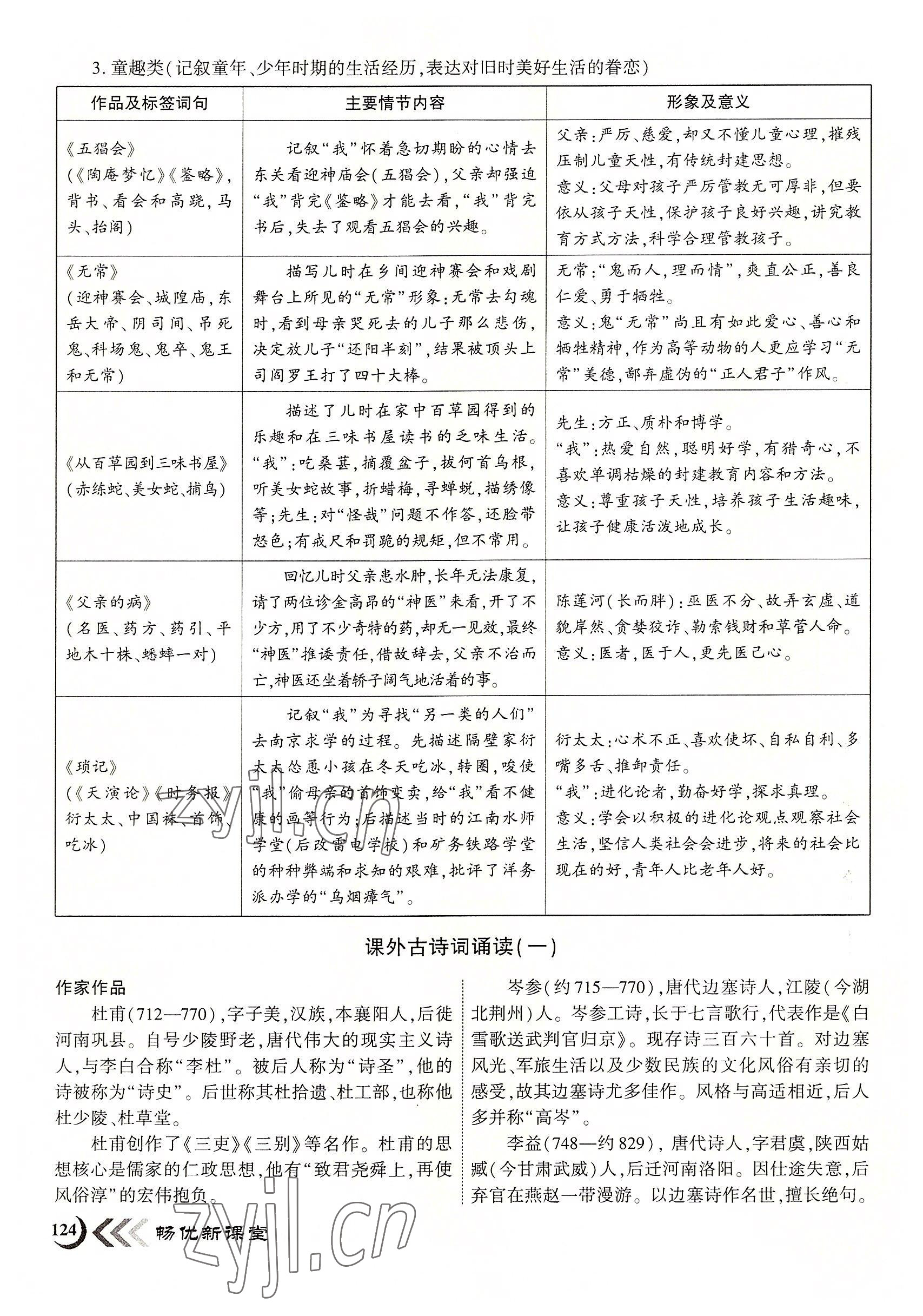 2022年暢優(yōu)新課堂七年級(jí)語文上冊(cè)人教版江西專版 第15頁