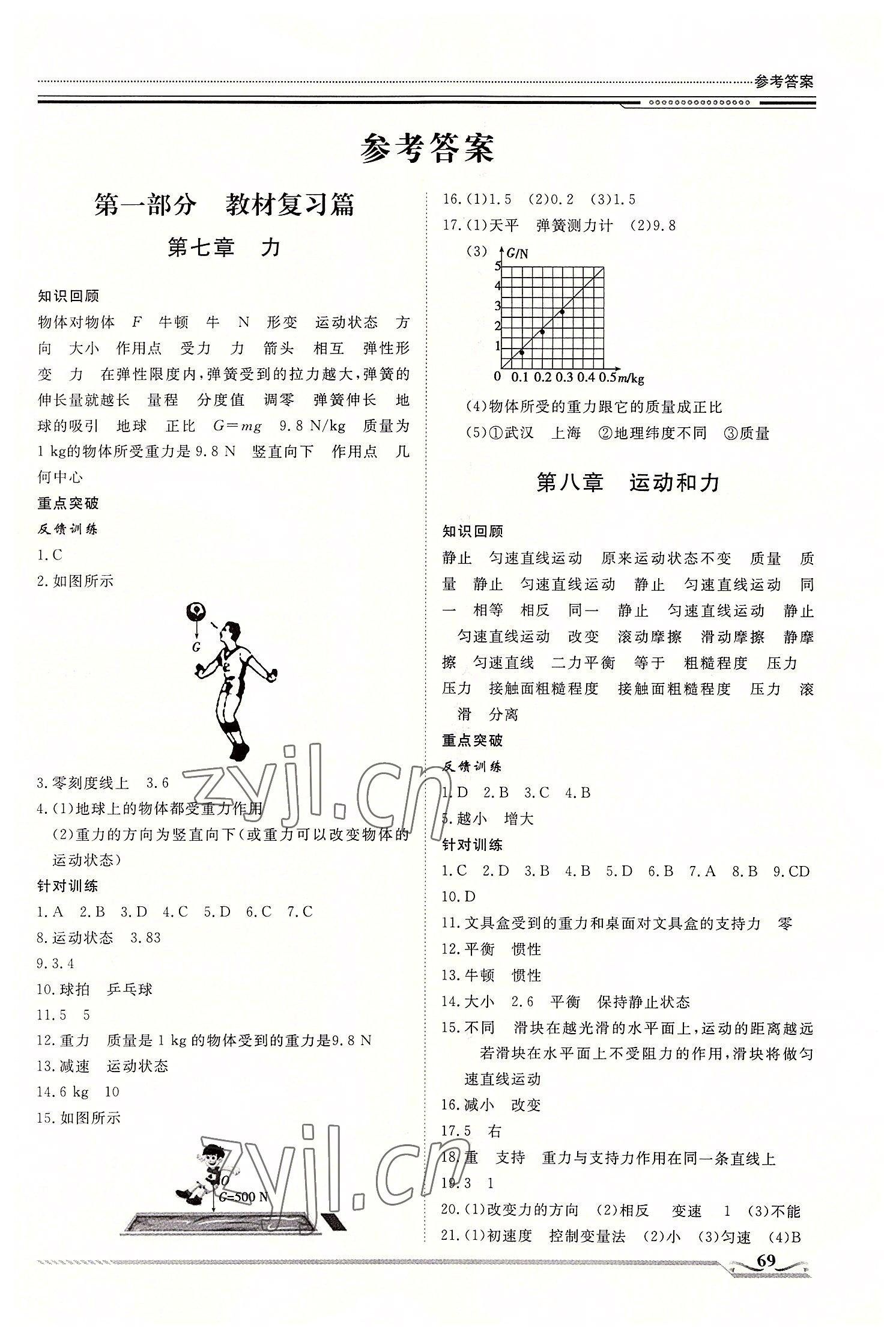 2022年文軒圖書假期生活指導(dǎo)八年級物理 第1頁