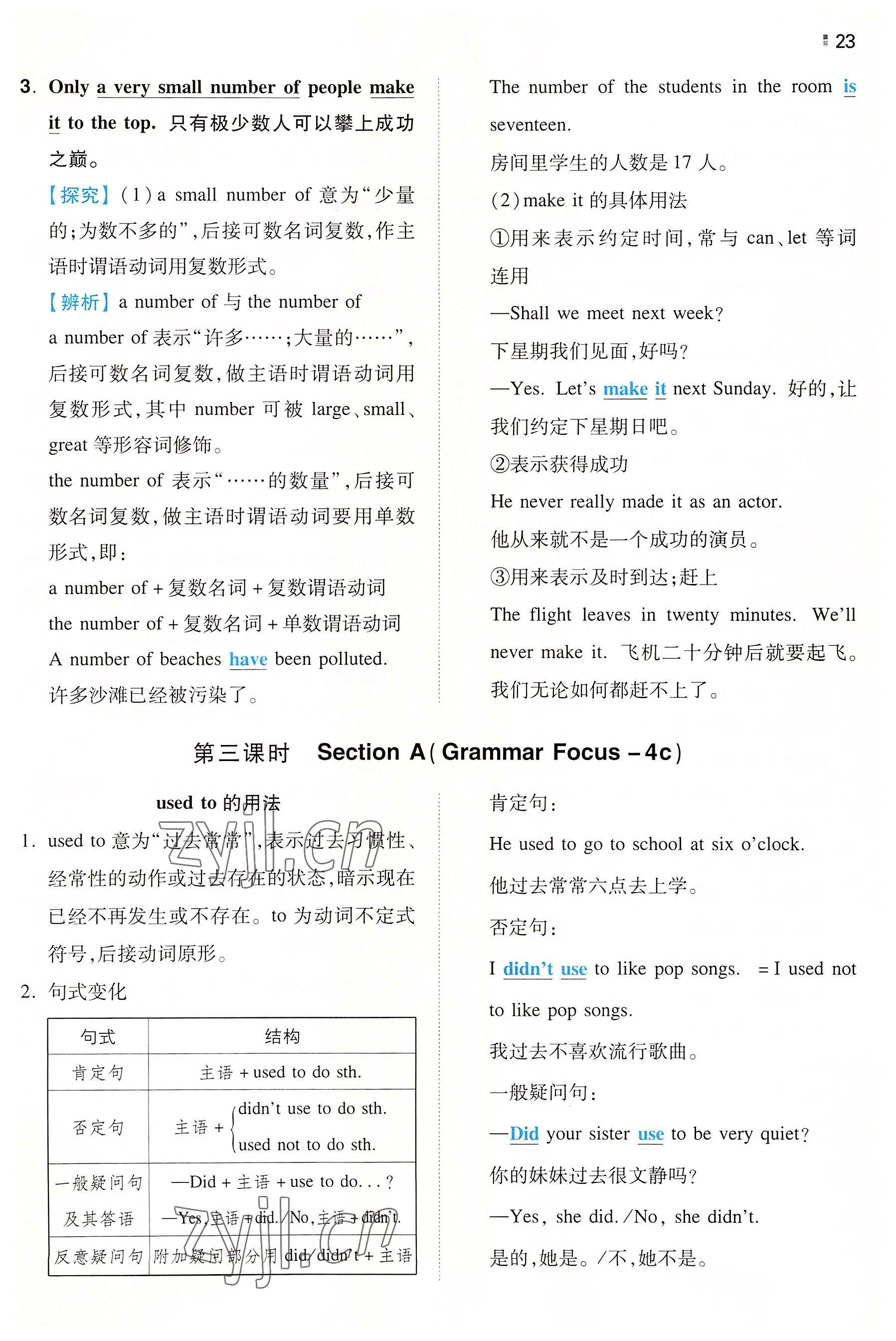 2022年一本同步訓(xùn)練九年級(jí)英語(yǔ)全一冊(cè)人教版重慶專(zhuān)版 參考答案第23頁(yè)