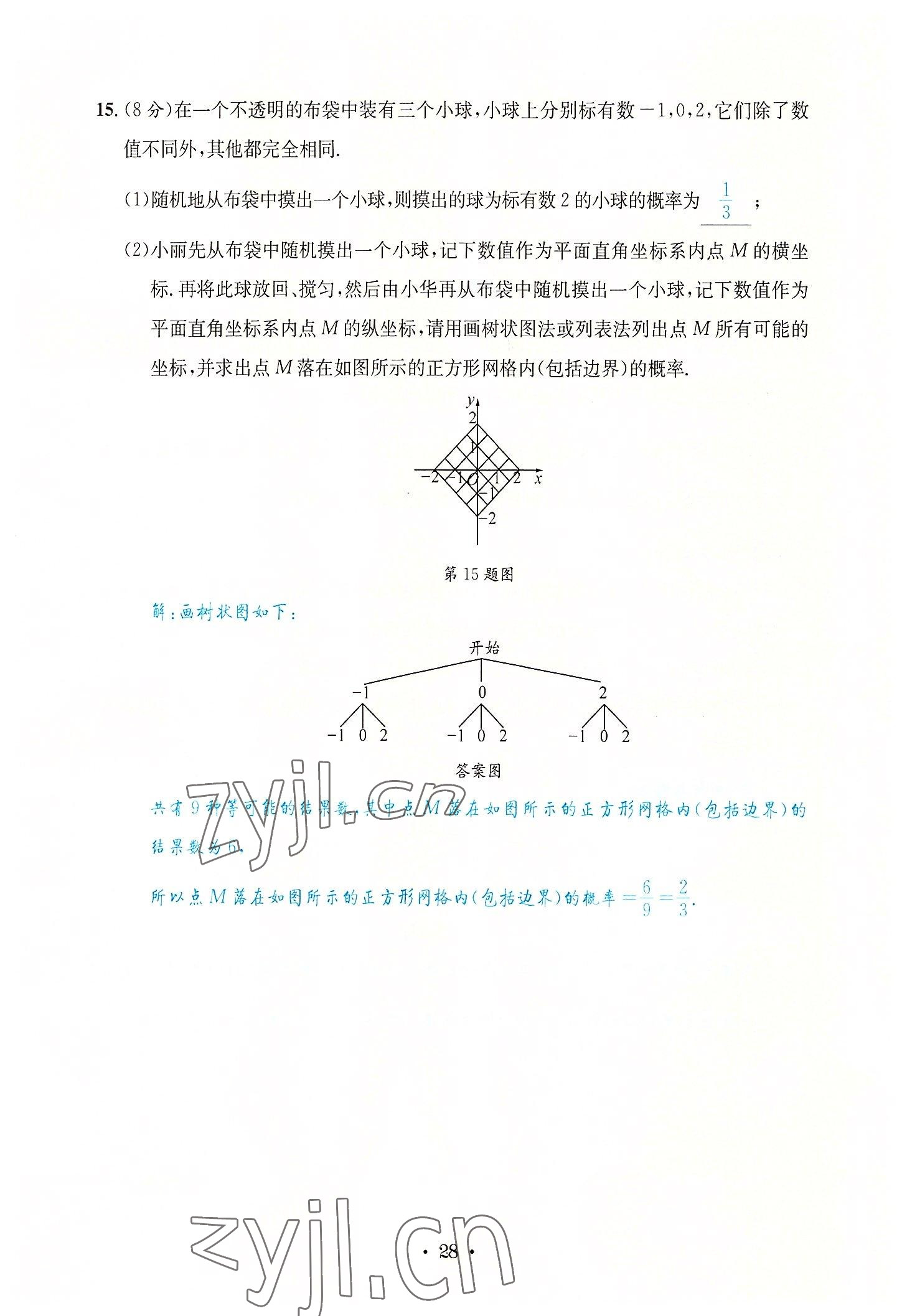 2022年蓉城學(xué)霸九年級數(shù)學(xué)全一冊北師大版 第28頁