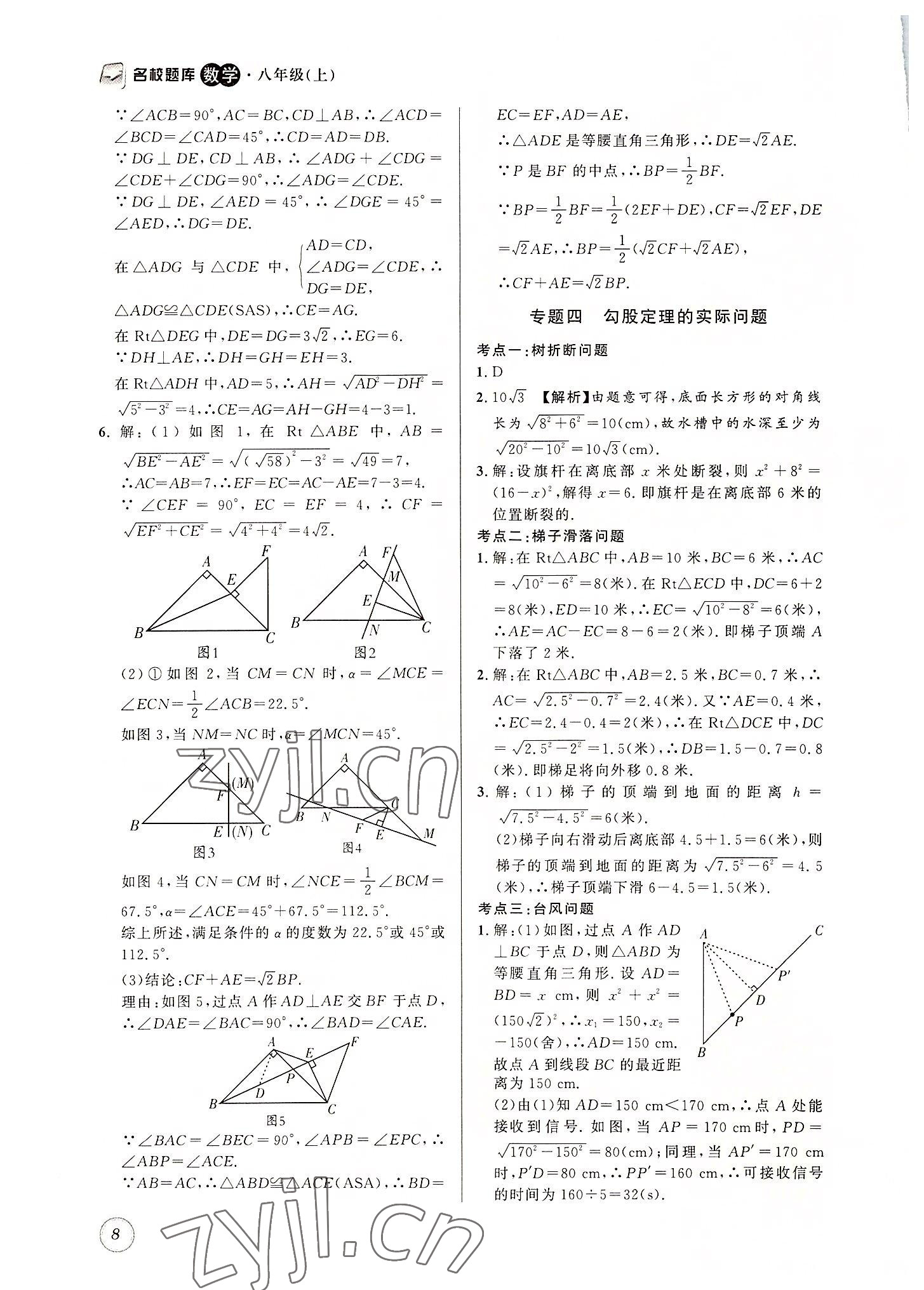 2022年名校题库八年级数学上册北师大版 第8页