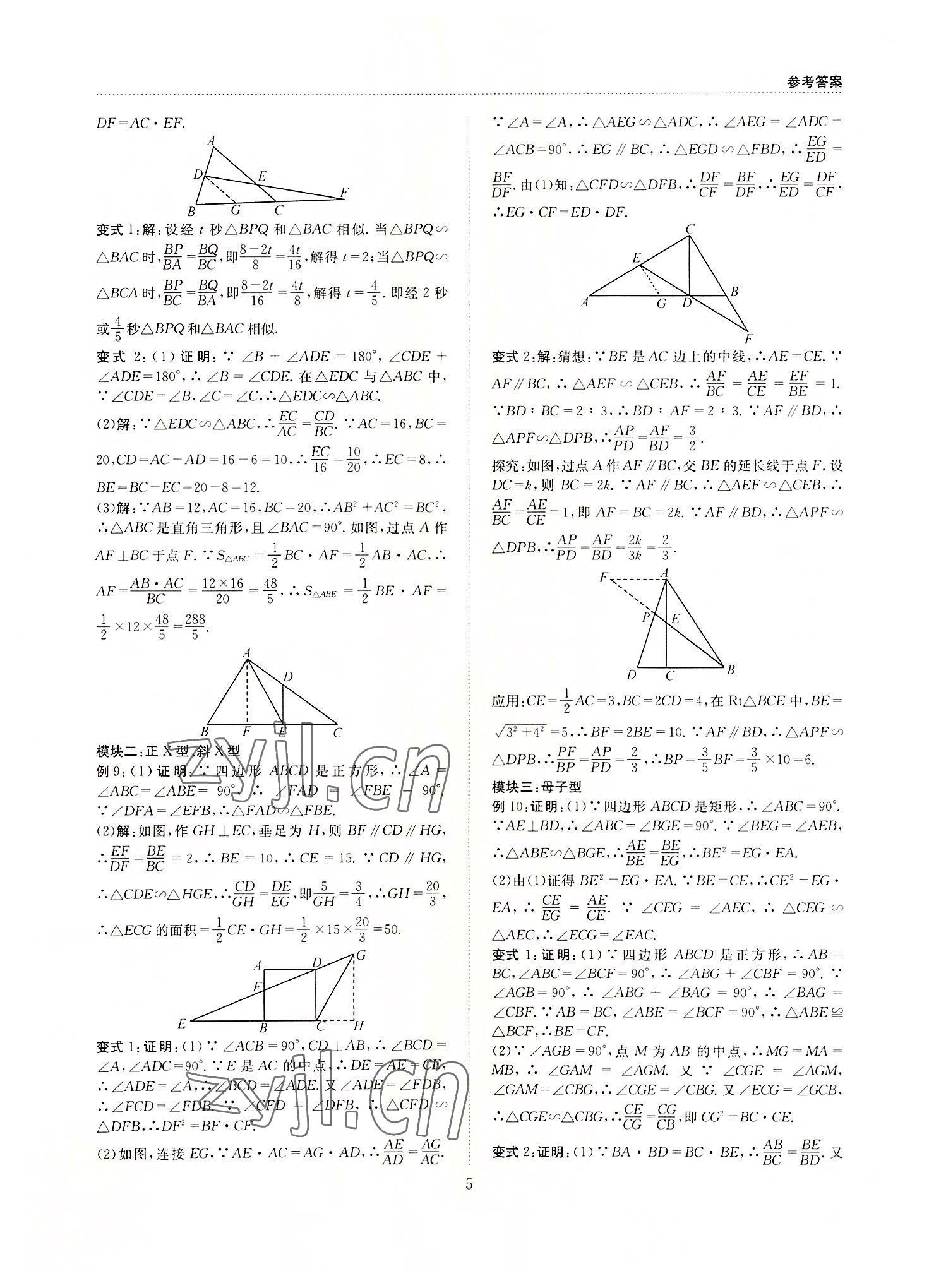 2022年B卷必刷九年級(jí)數(shù)學(xué)全一冊(cè)北師大版 第5頁