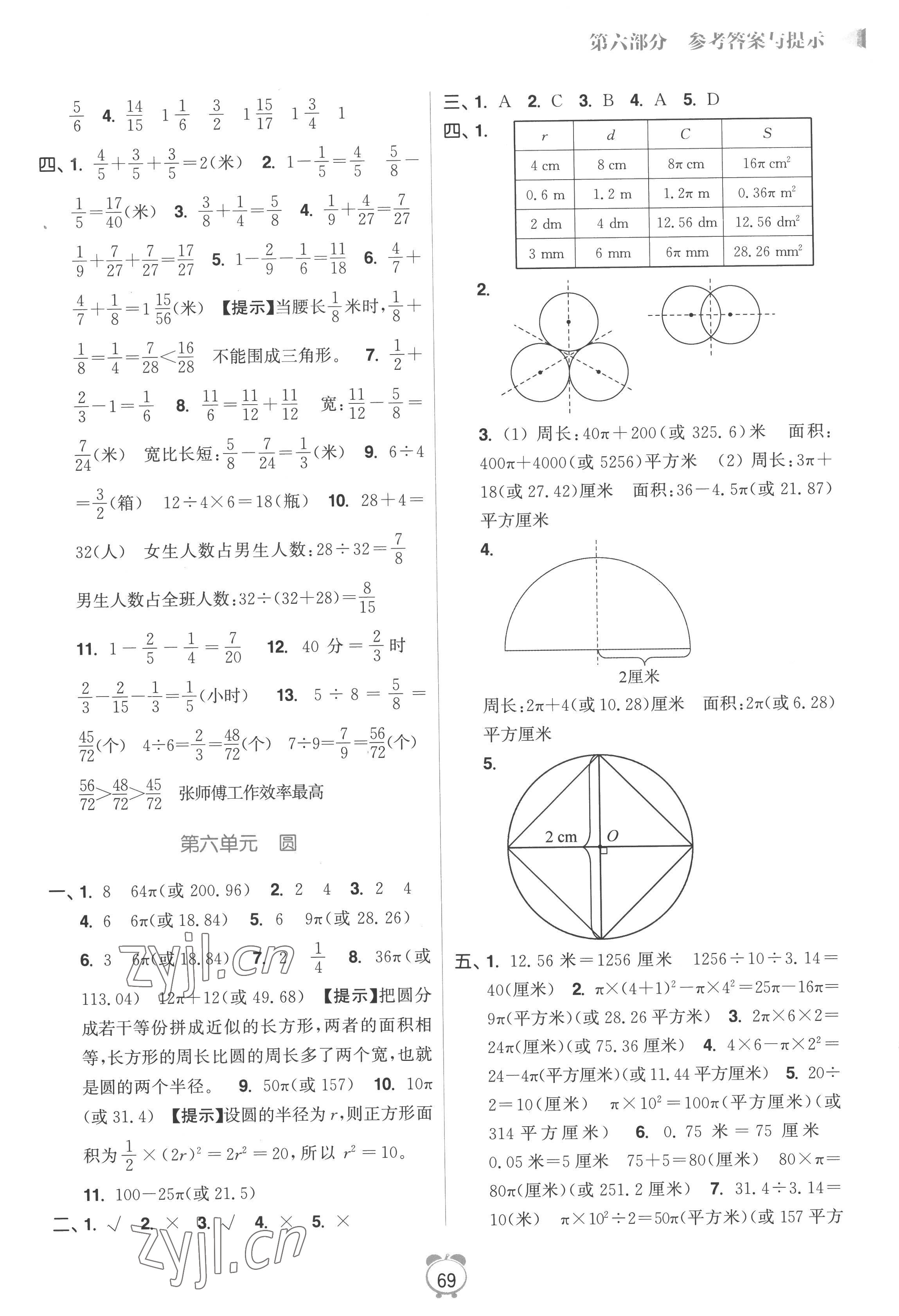 2022年暑假銜接優(yōu)學練小學數學五升六年級江蘇版 第3頁