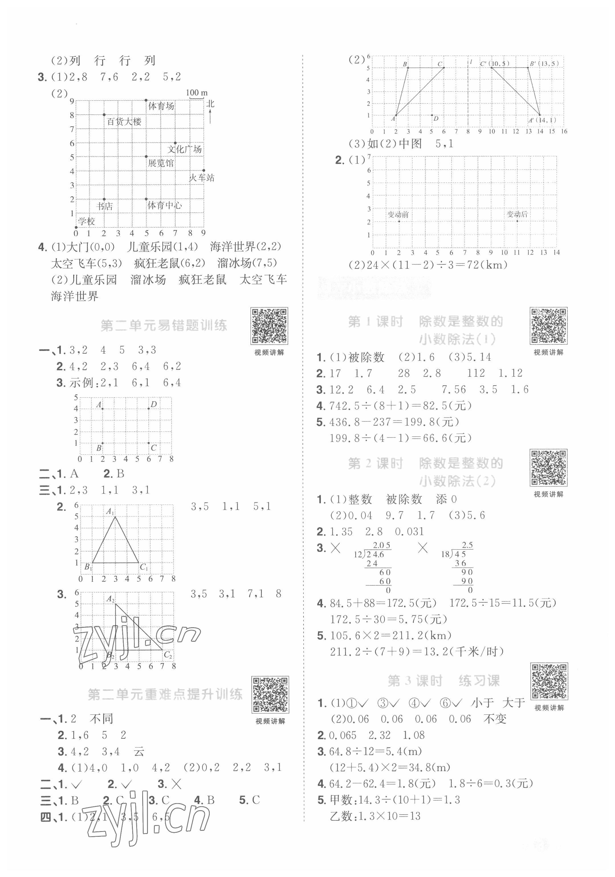 2022年陽光同學課時優(yōu)化作業(yè)五年級數(shù)學上冊人教版菏澤專版 第3頁