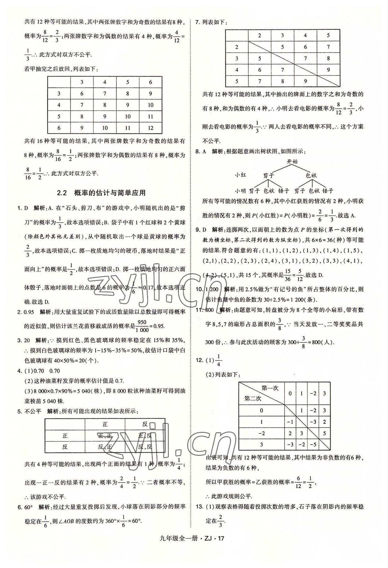 2022年經(jīng)綸學(xué)典學(xué)霸九年級(jí)數(shù)學(xué)全一冊(cè)浙教版 第17頁(yè)