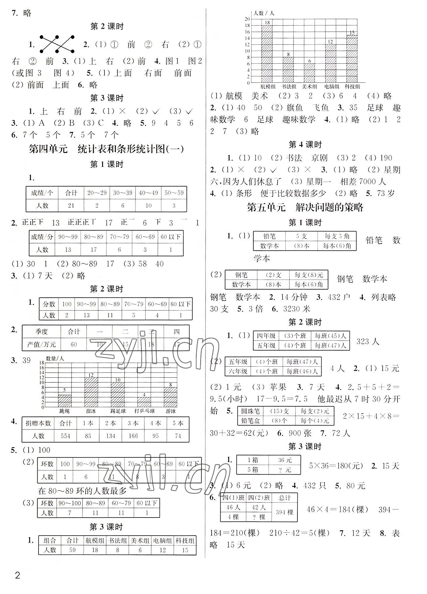 2022年金3练四年级数学上册苏教版 第2页