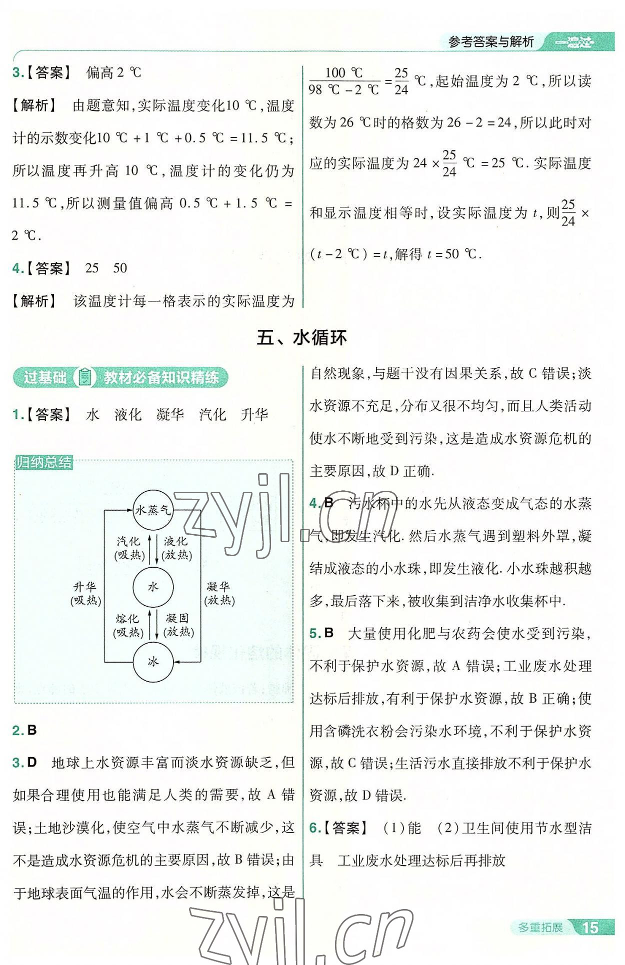 2022年一遍過八年級(jí)初中物理上冊蘇科版 第15頁