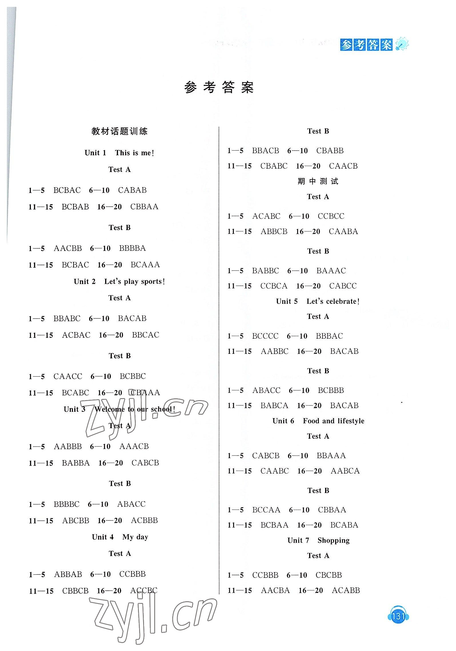 2022年初中英語(yǔ)人機(jī)對(duì)話聽(tīng)力模擬訓(xùn)練七年級(jí)英語(yǔ)上冊(cè)譯林版 第1頁(yè)