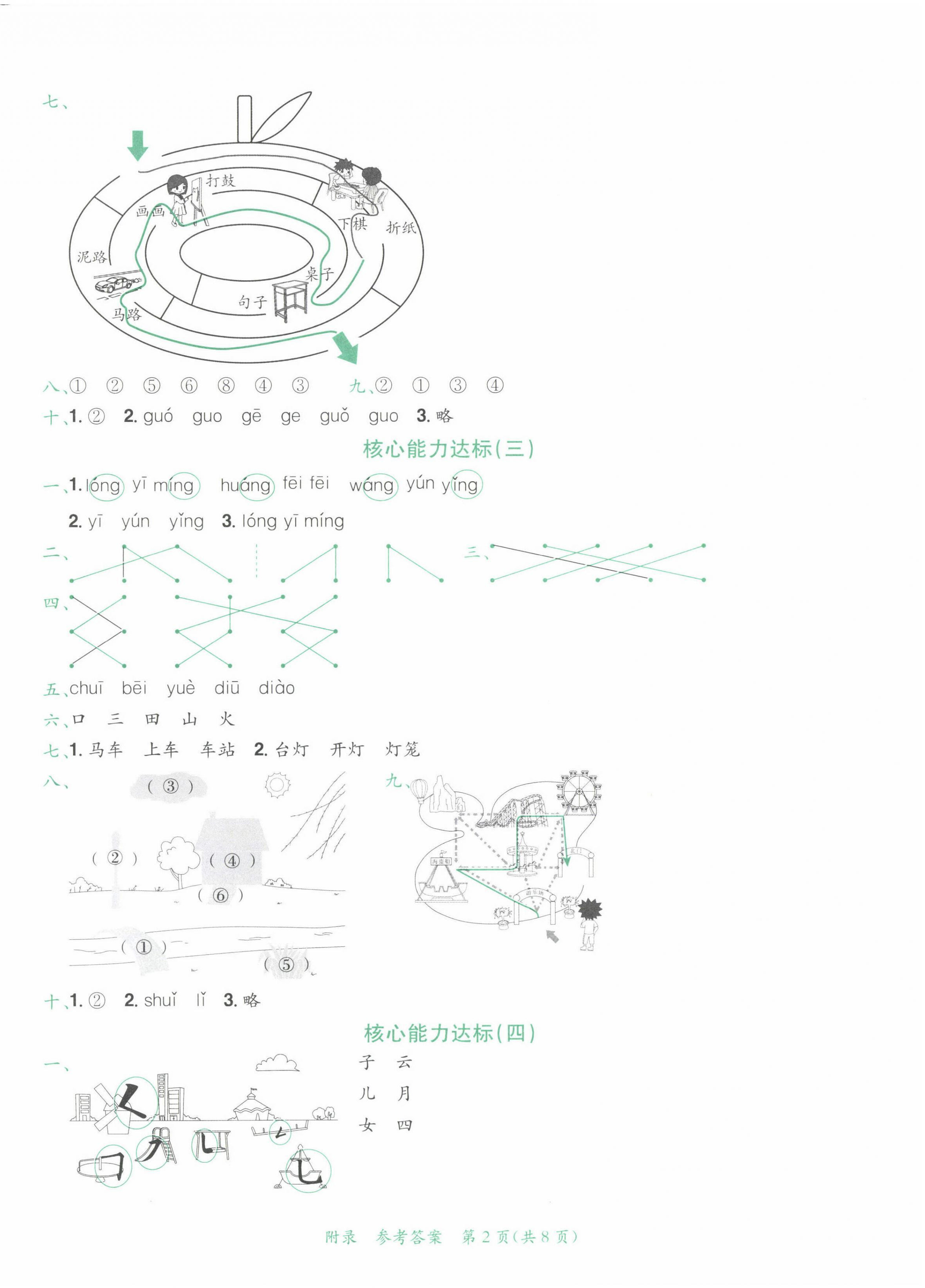 2022年黃岡小狀元達(dá)標(biāo)卷一年級語文上冊人教版 第2頁