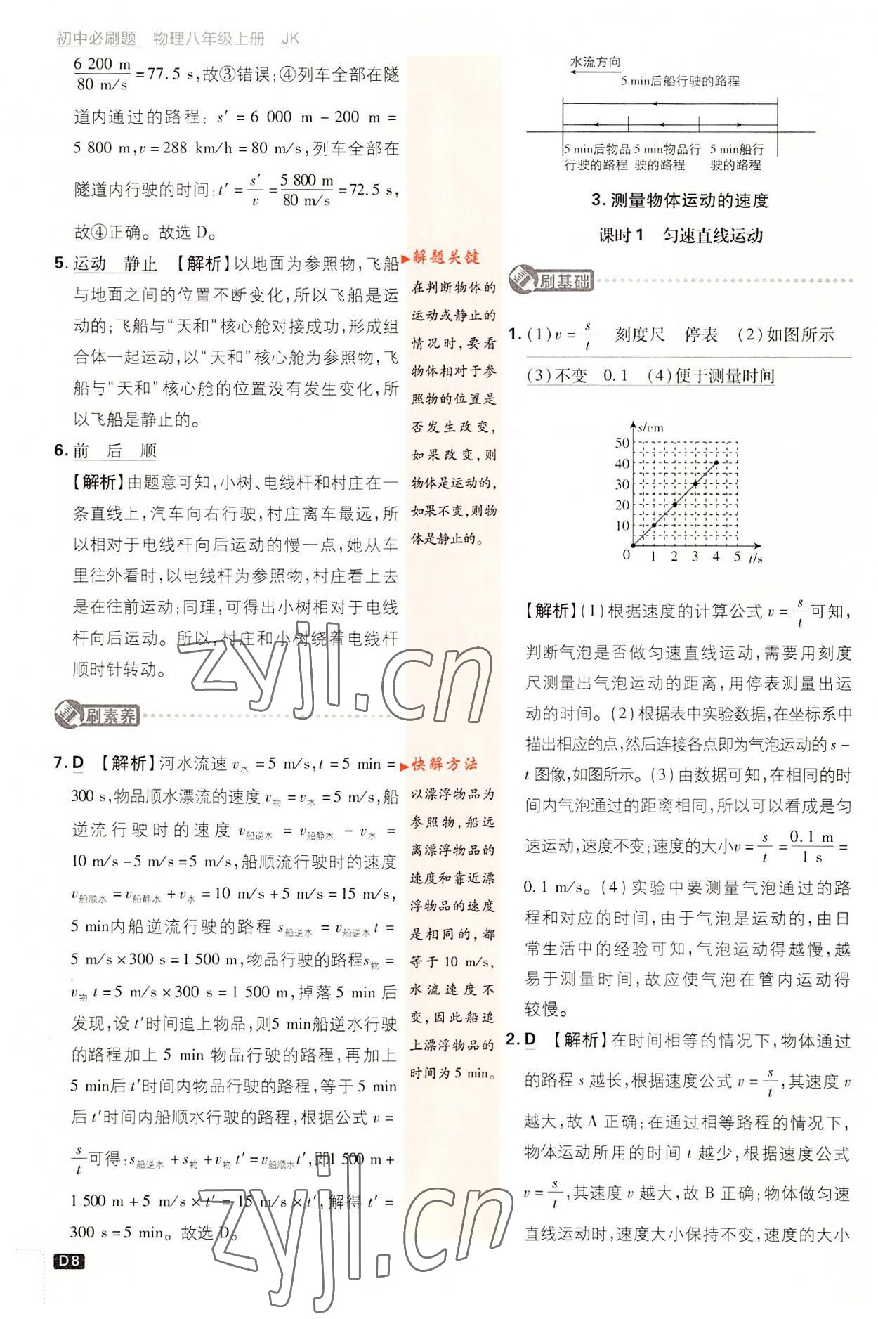 2022年初中必刷題八年級(jí)物理上冊(cè)教科版 第8頁(yè)