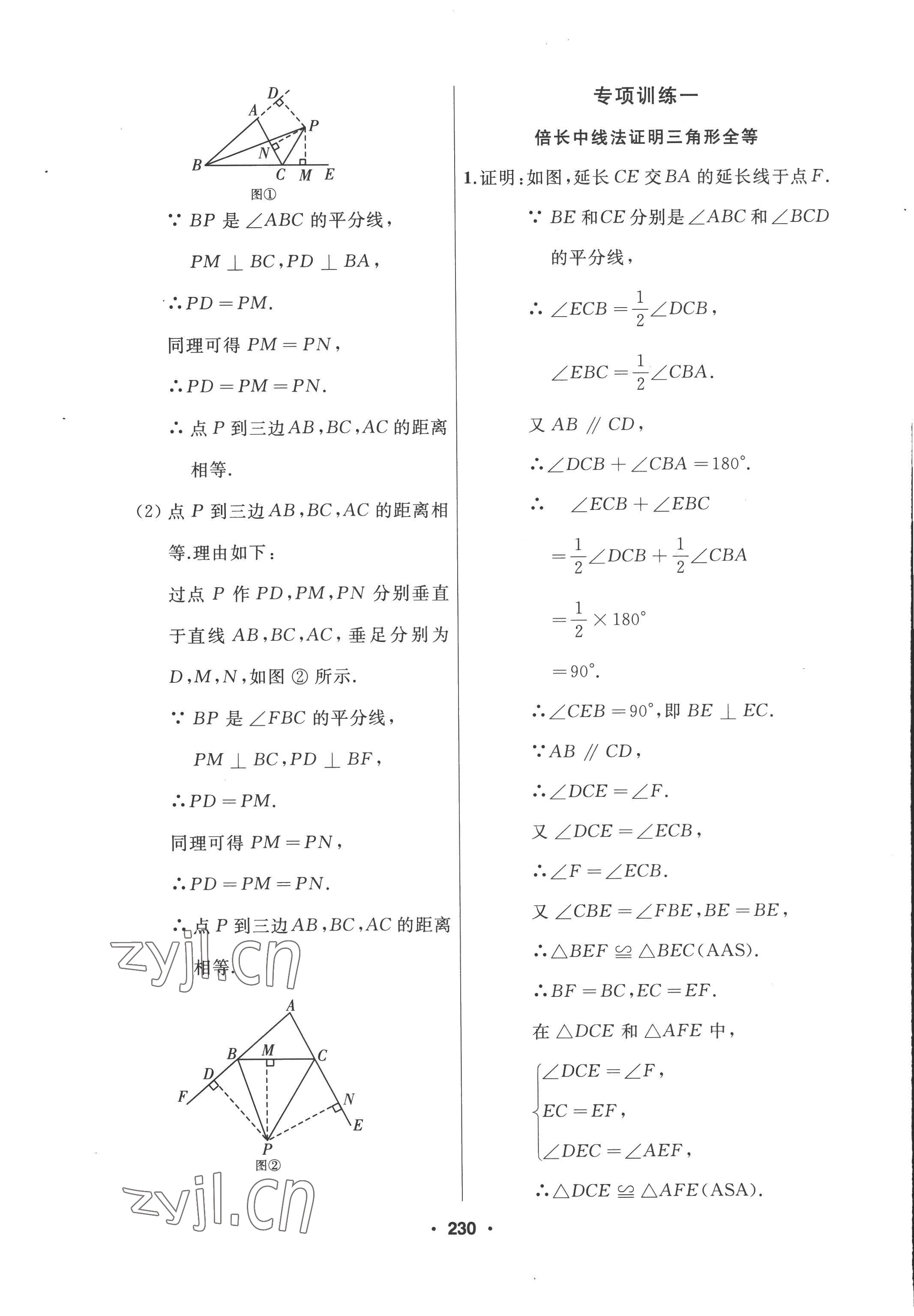 2022年试题优化课堂同步八年级数学上册人教版 参考答案第14页