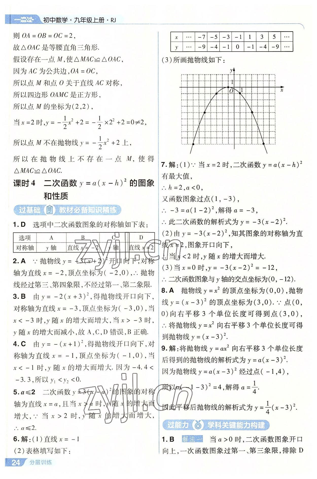 2022年一遍過九年級初中數(shù)學上冊人教版 第24頁