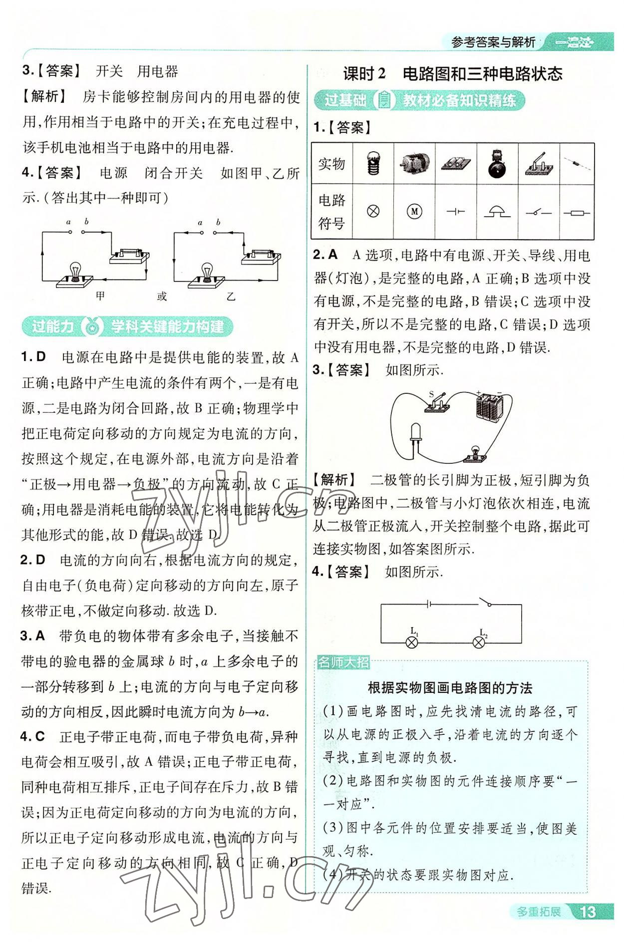 2022年一遍過九年級(jí)初中物理全一冊(cè)人教版 第13頁