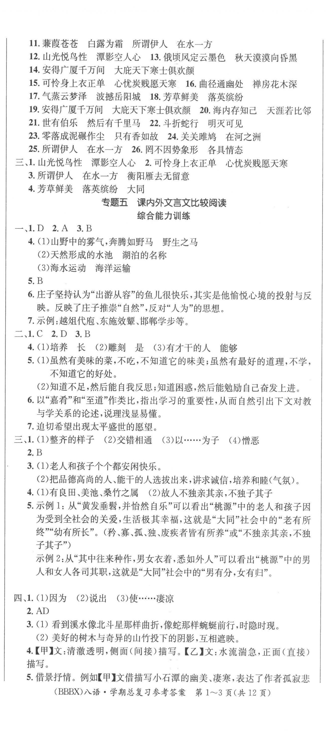 2022年名師幫學(xué)期總復(fù)習(xí)八年級語文人教版 第2頁