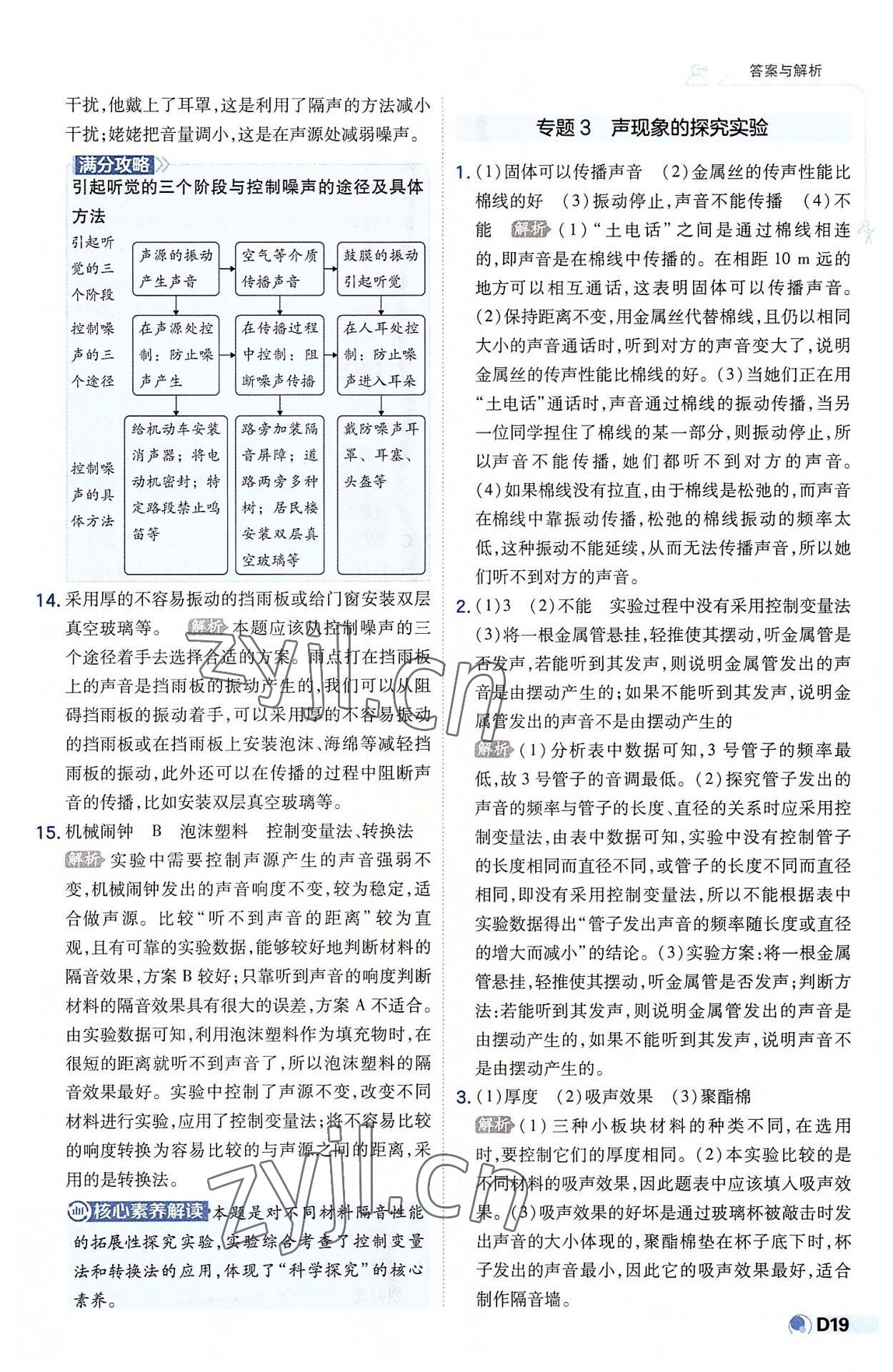 2022年少年班八年級物理上冊人教版 第19頁