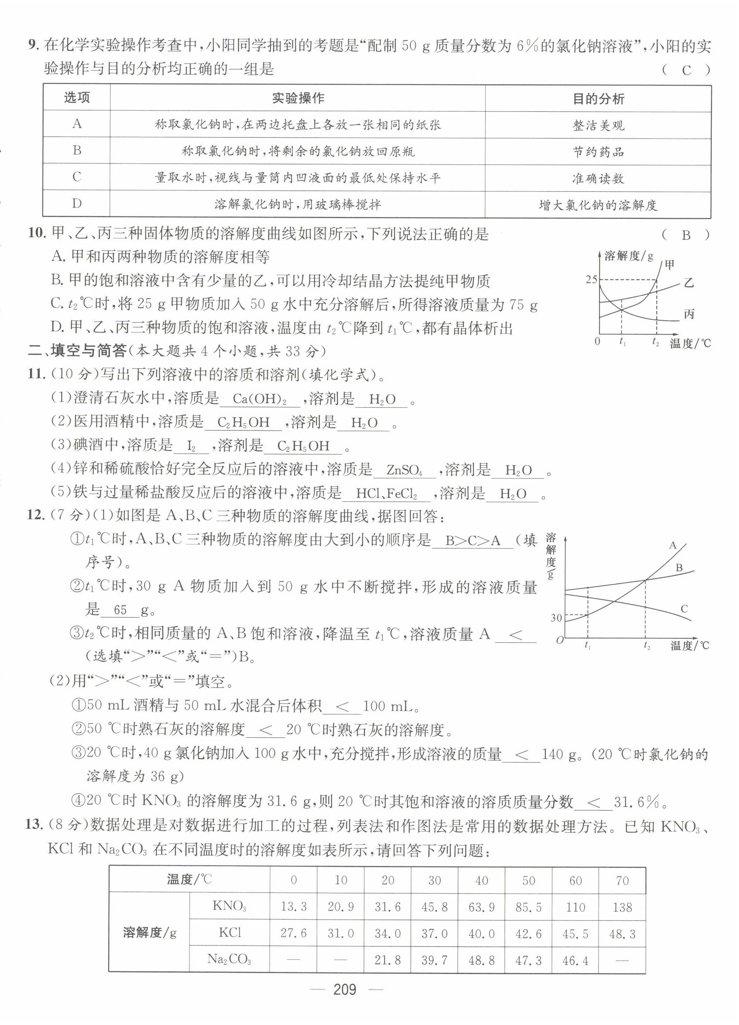 2022年名师测控九年级化学全一册人教版云南专版 第46页