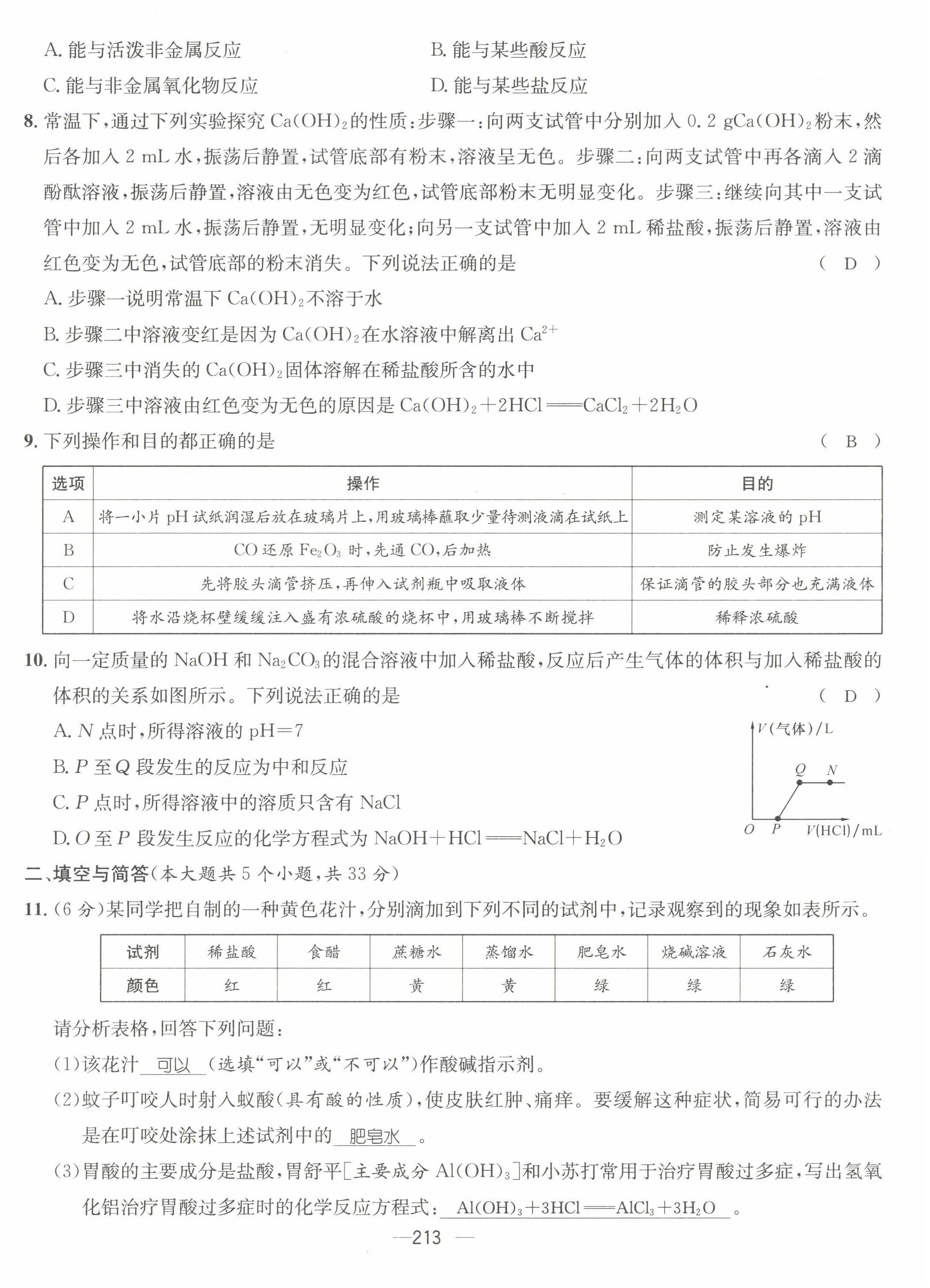 2022年名師測控九年級化學(xué)全一冊人教版云南專版 第50頁