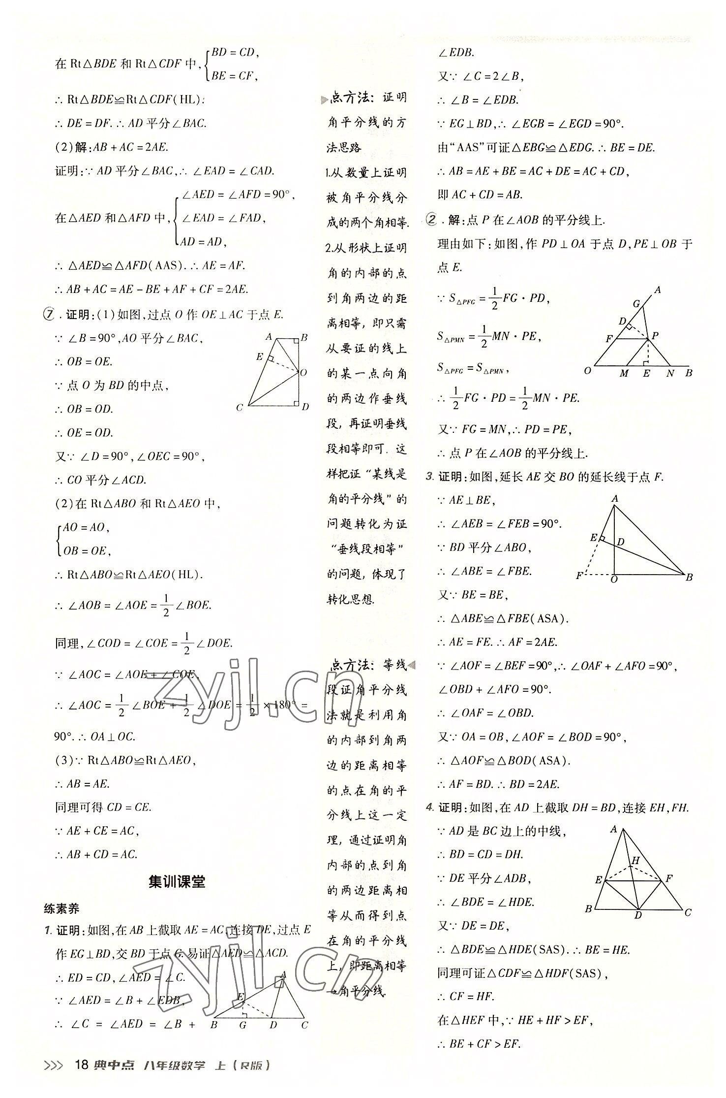 2022年綜合應(yīng)用創(chuàng)新題典中點(diǎn)八年級(jí)數(shù)學(xué)上冊(cè)人教版 參考答案第17頁(yè)