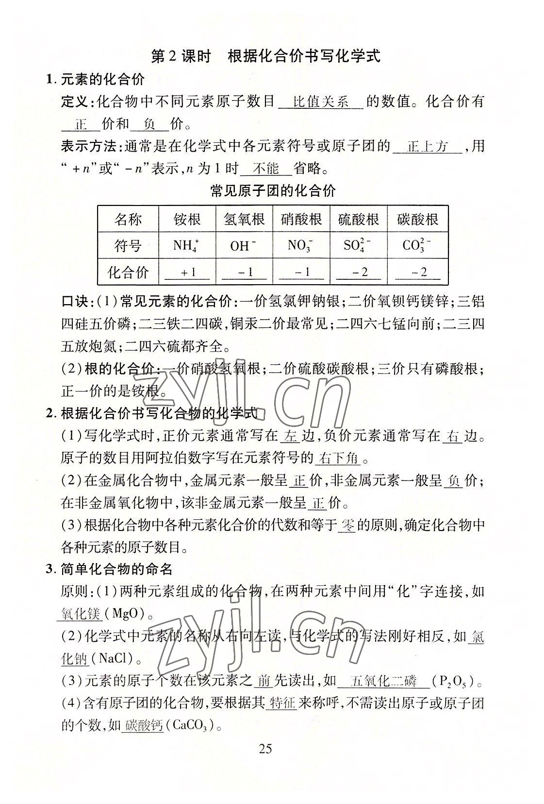 2022年畅行课堂九年级化学全一册沪教版 第25页