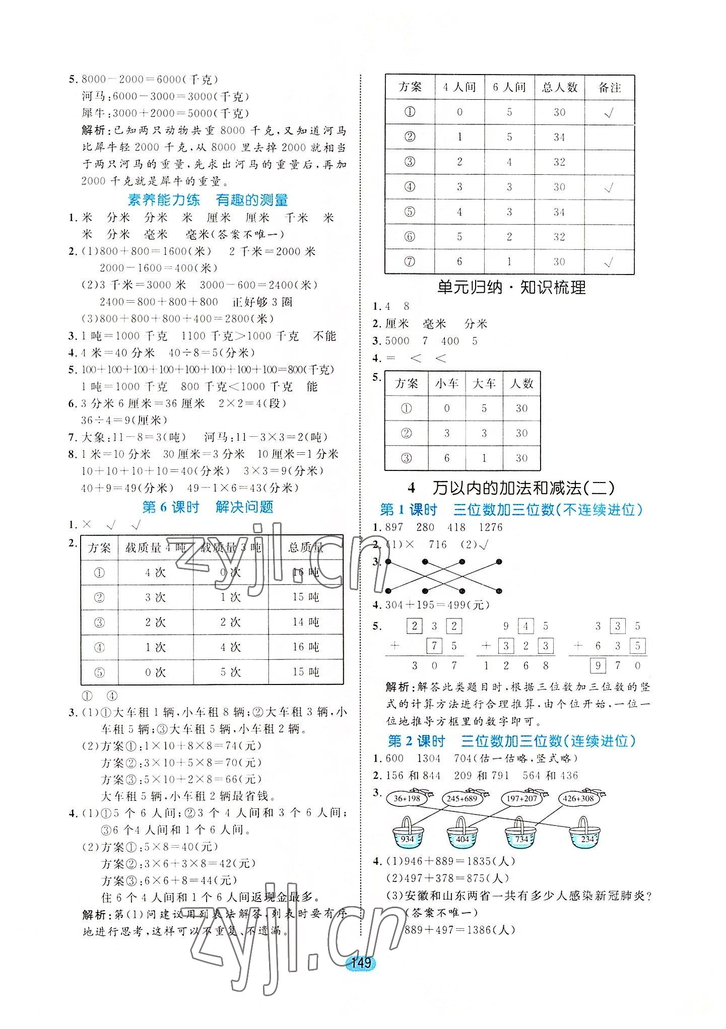 2022年黃岡名師天天練三年級(jí)數(shù)學(xué)上冊(cè)人教版 第3頁(yè)