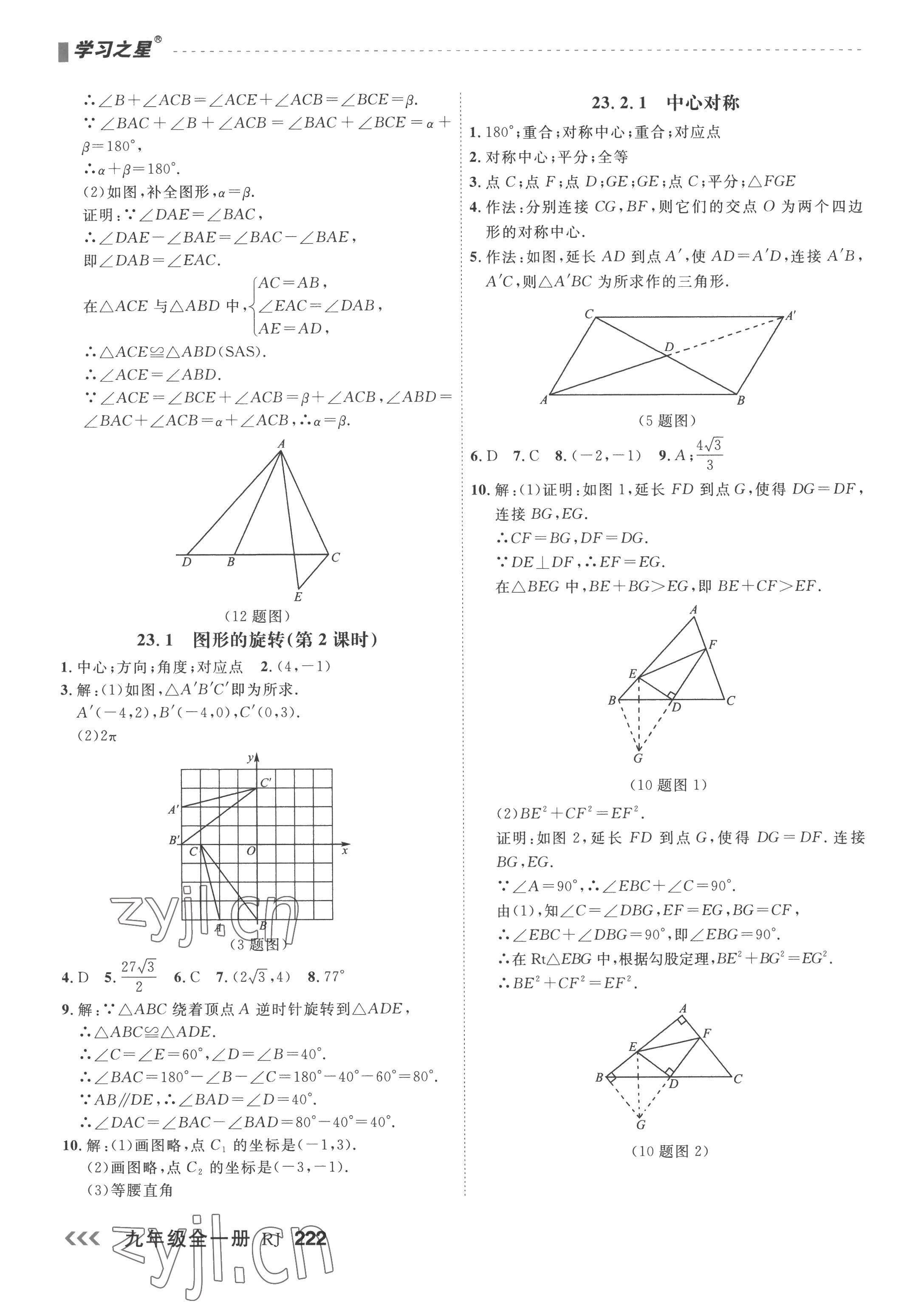 2022年课课帮九年级数学全一册人教版大连专版 第12页