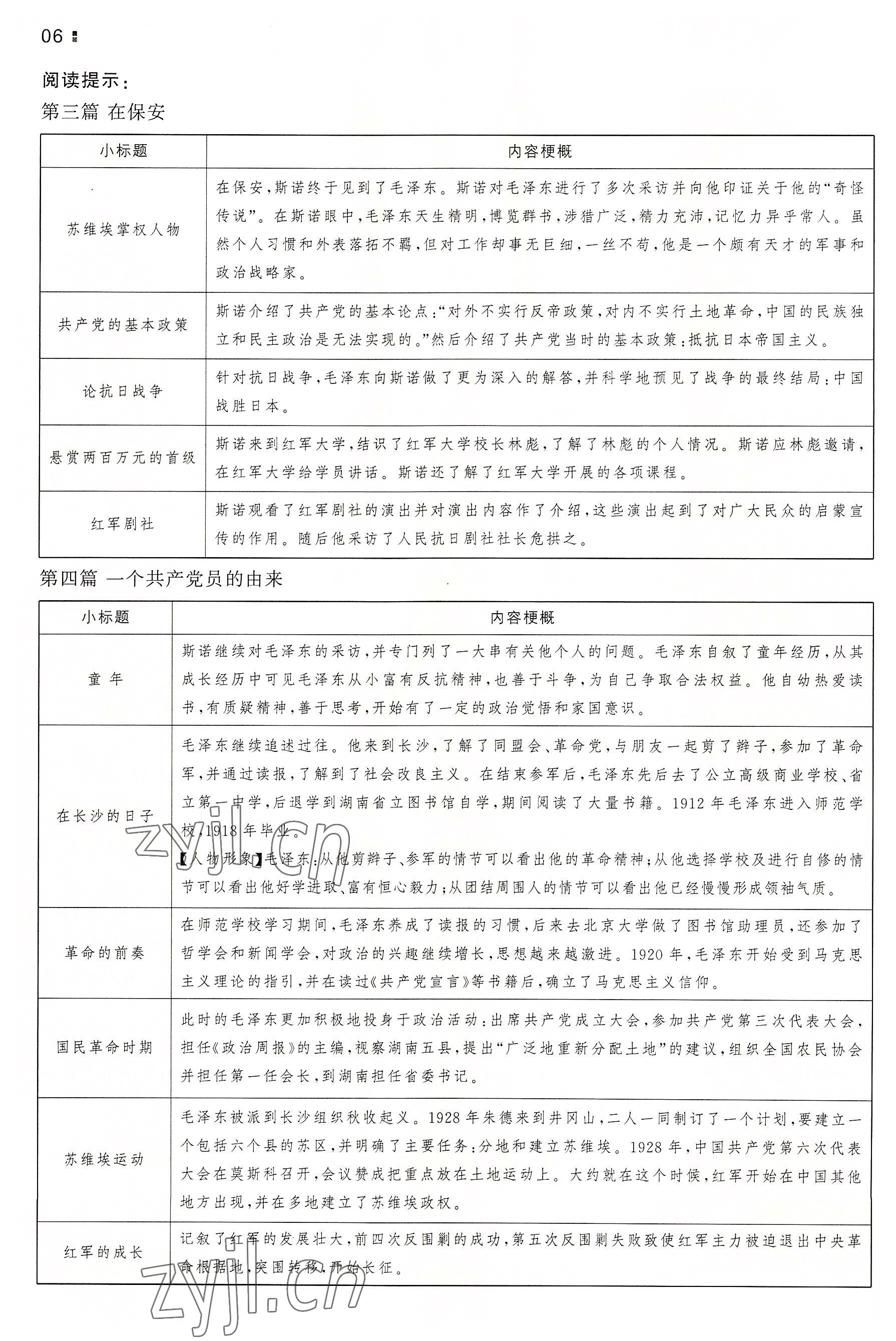 2022年一本八年級(jí)語(yǔ)文上冊(cè)人教版重慶專(zhuān)版 參考答案第6頁(yè)