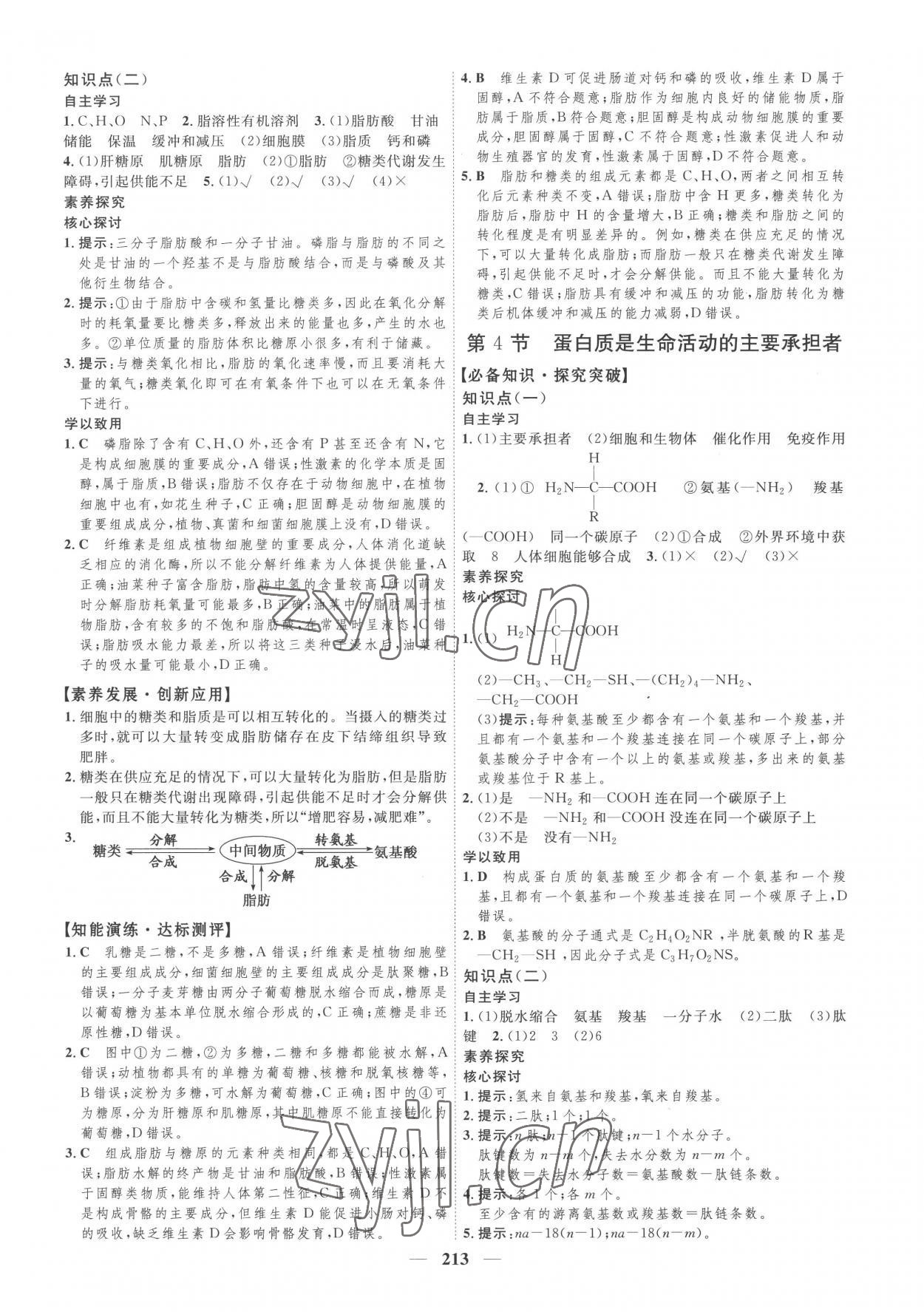 2022年三維設(shè)計(jì)生物學(xué)必修1分子與細(xì)胞 第5頁