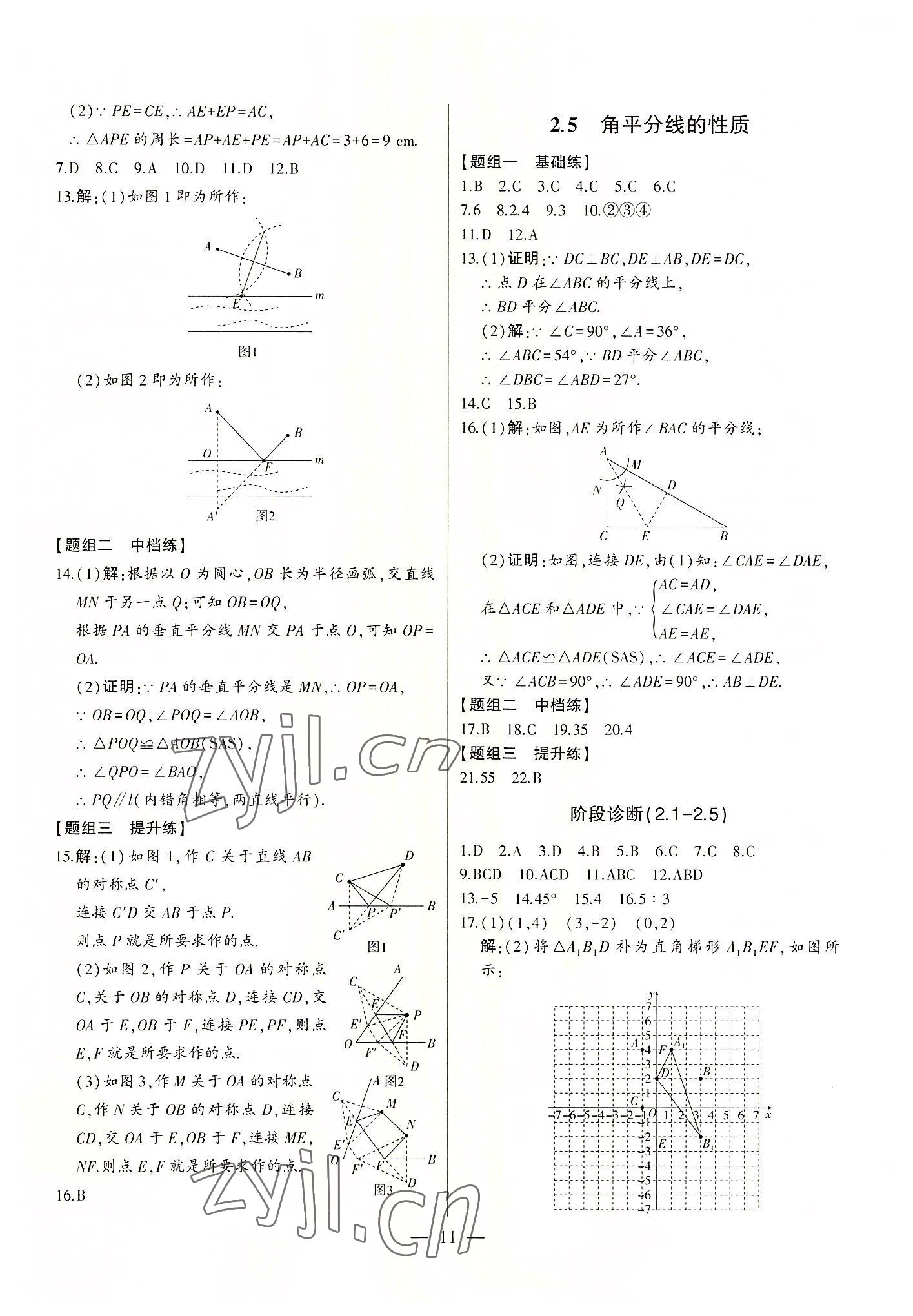 2022年初中新课标名师学案智慧大课堂八年级数学上册青岛版 第11页