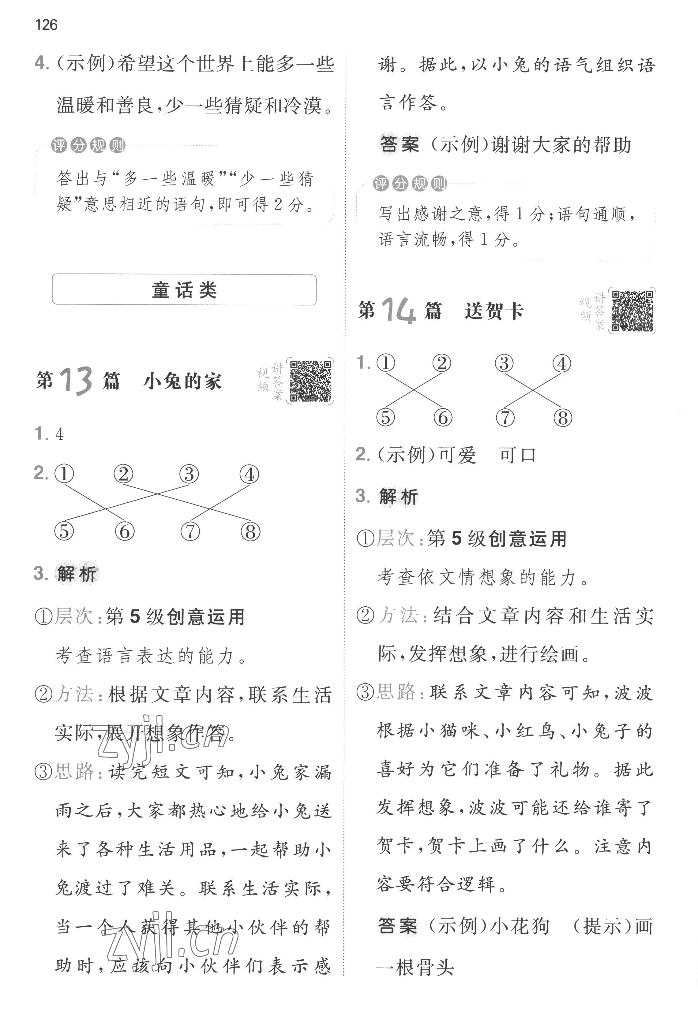 2022年小學(xué)生閱讀真題80篇一年級語文 第6頁