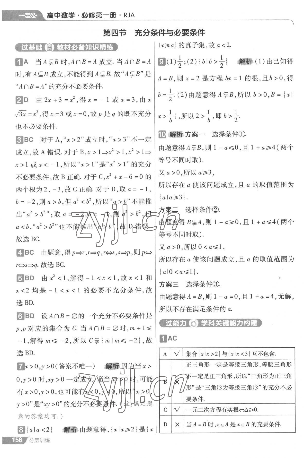 2022年一遍過(guò)高中數(shù)學(xué)必修第一冊(cè)人教版 第12頁(yè)