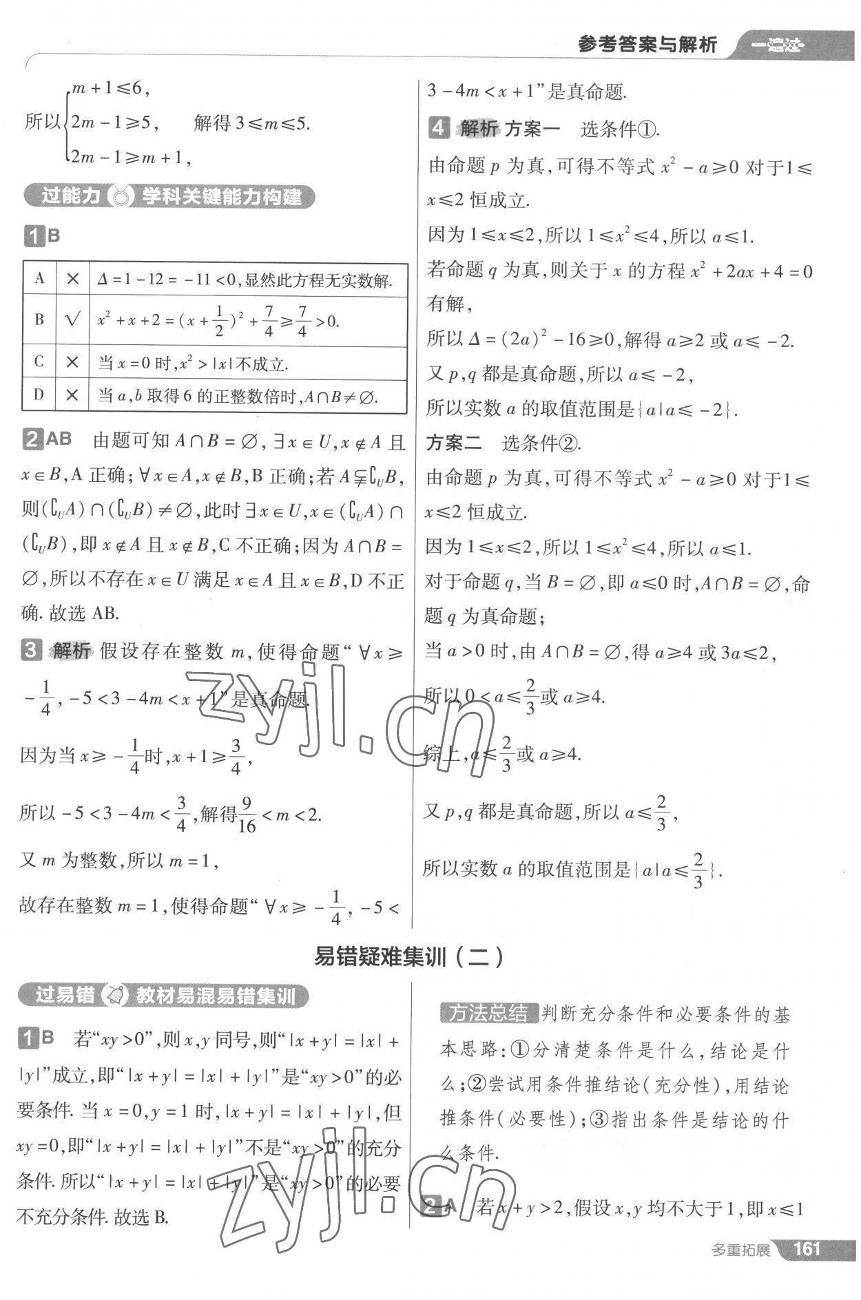 2022年一遍過(guò)高中數(shù)學(xué)必修第一冊(cè)人教版 第15頁(yè)