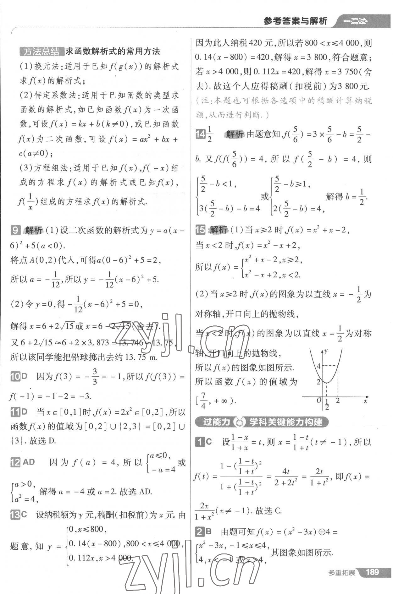 2022年一遍過(guò)高中數(shù)學(xué)必修第一冊(cè)人教版 第43頁(yè)