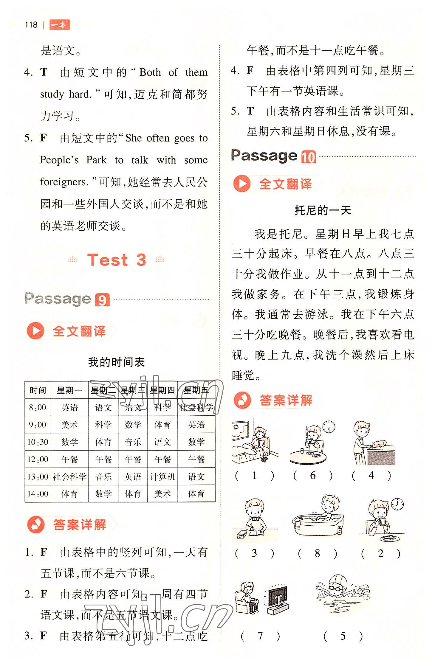 2022年一本小學英語閱讀真題80篇四年級 第6頁
