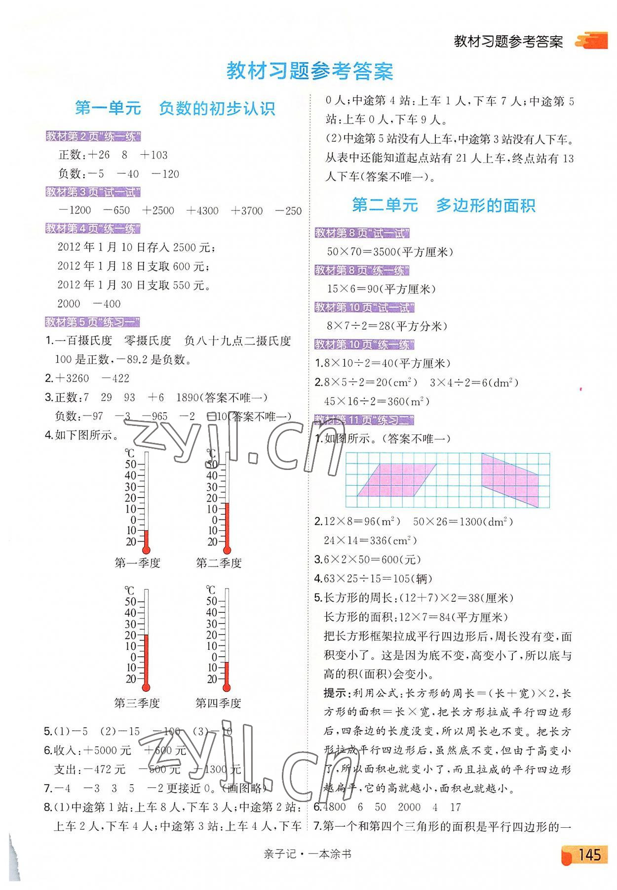 2022年教材課本五年級數(shù)學(xué)上冊蘇教版 第1頁