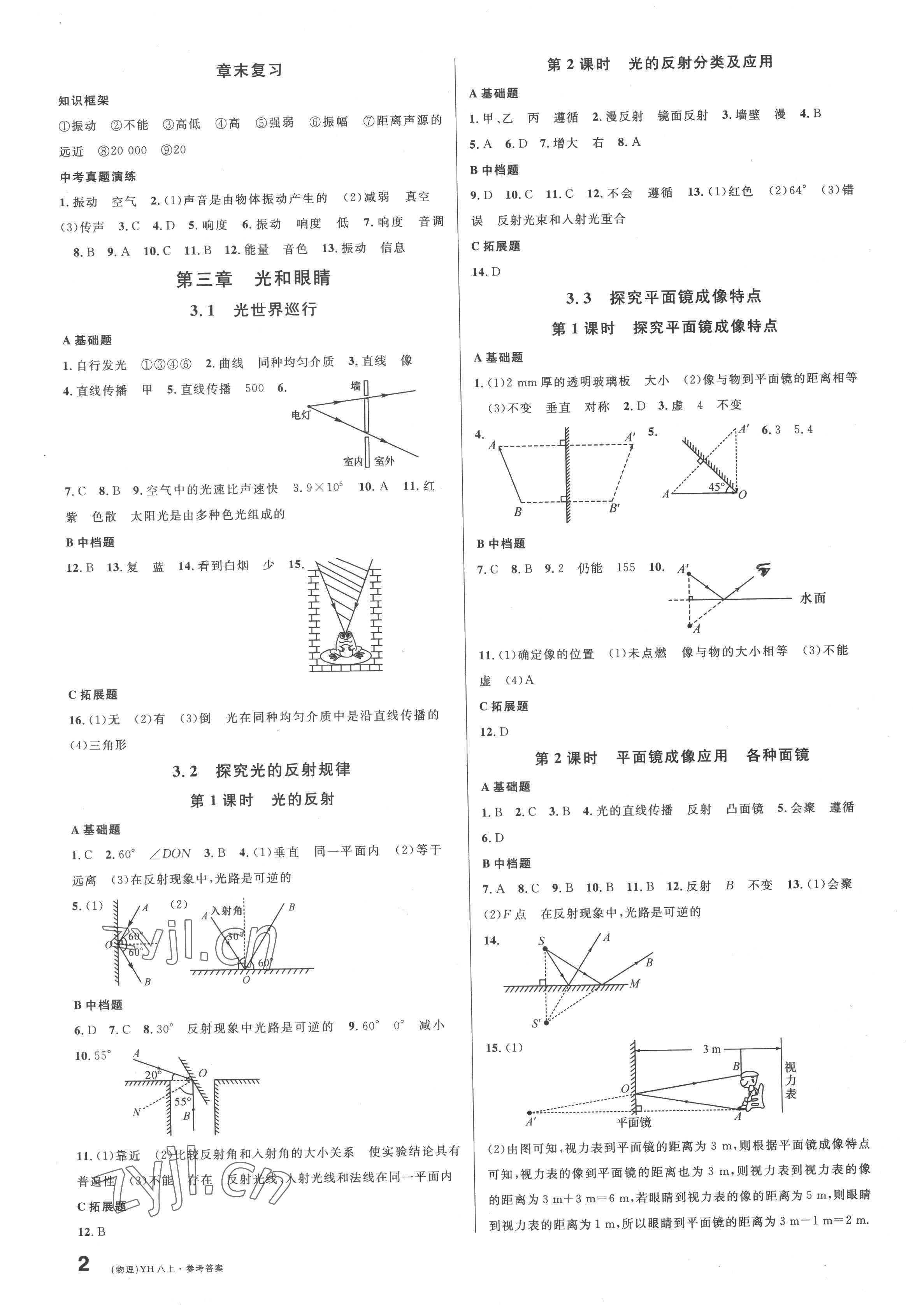 2022年名校課堂八年級(jí)物理上冊(cè)滬粵版 第2頁