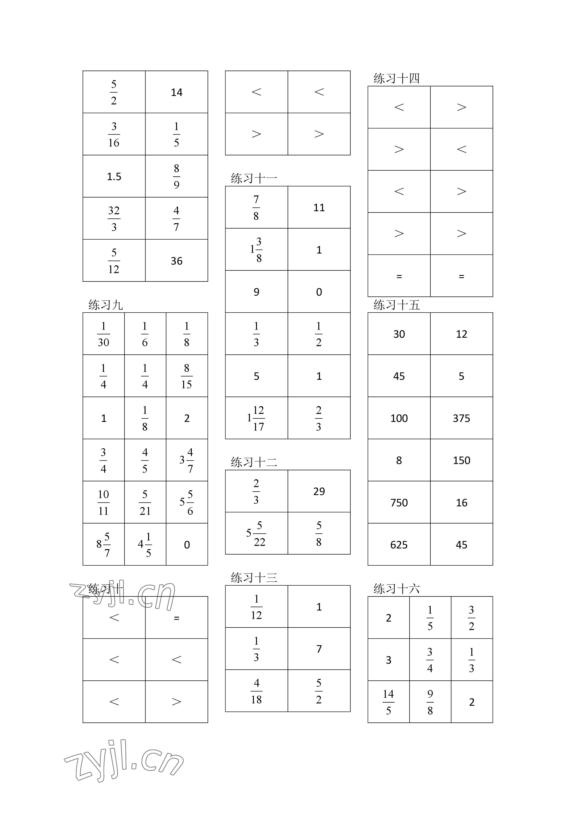 2022年数学口算每天一练六年级上册人教版 参考答案第2页