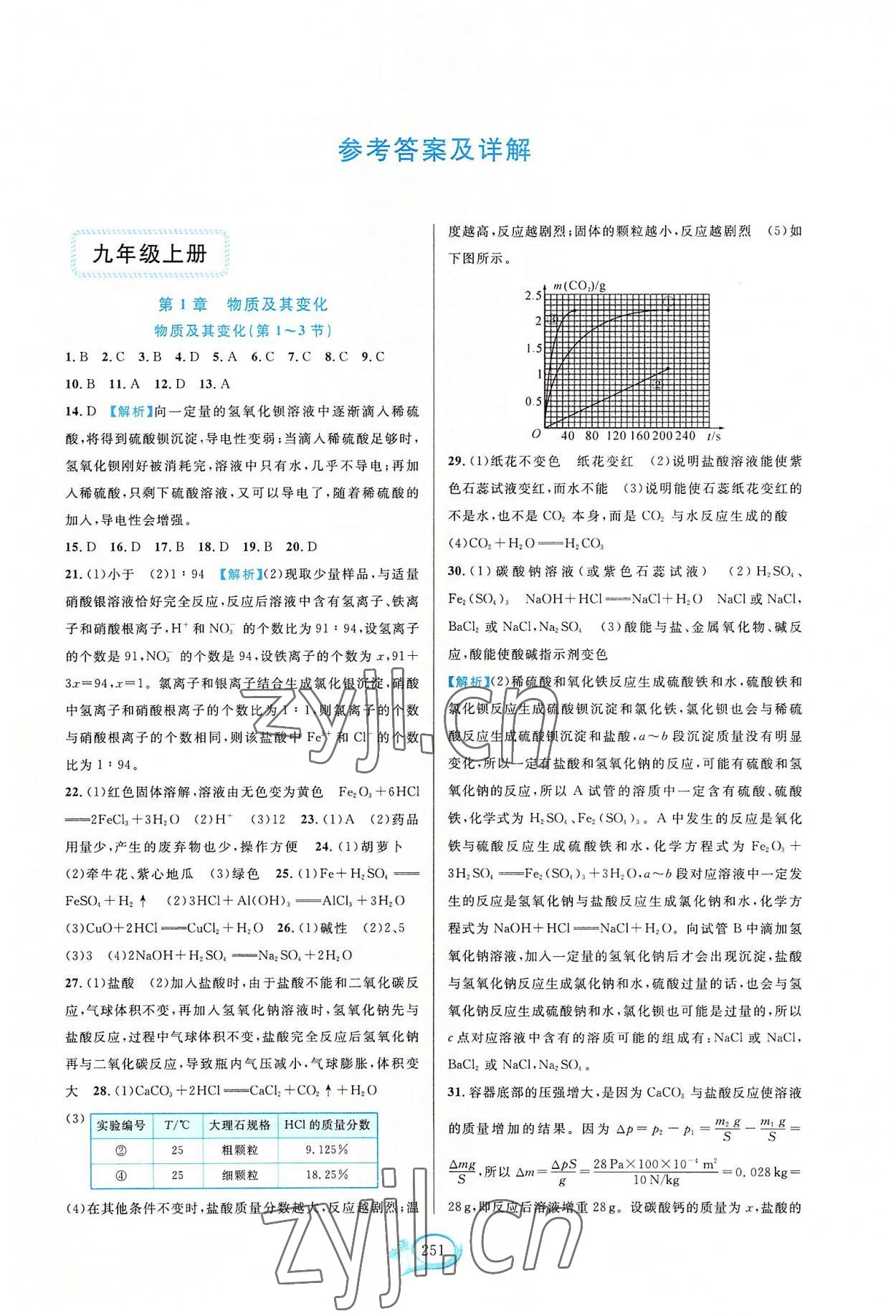 2022年走進(jìn)重高培優(yōu)測(cè)試九年級(jí)科學(xué)全一冊(cè)浙教版 第1頁(yè)