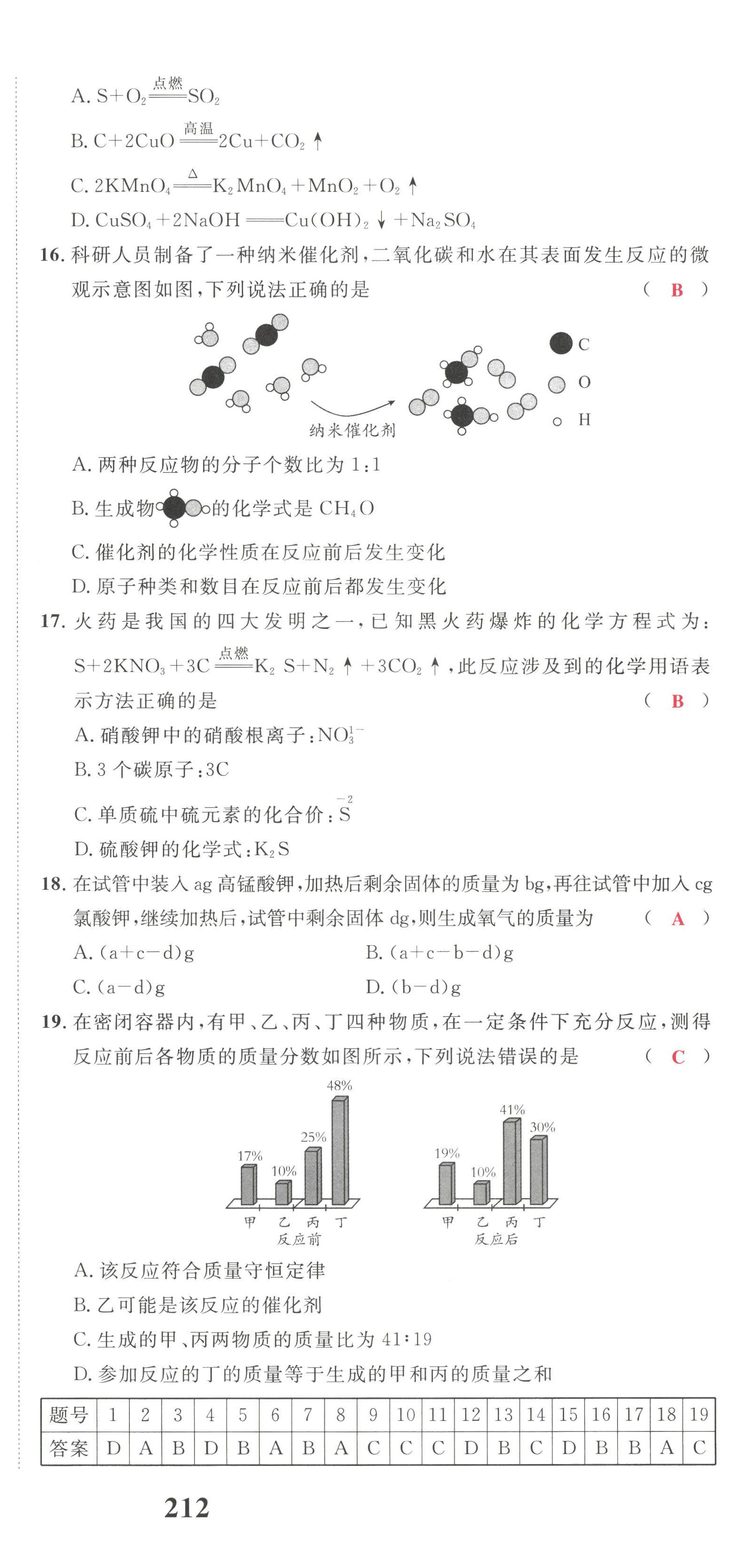 2022年驕子1號九年級化學(xué)上冊人教版 第27頁