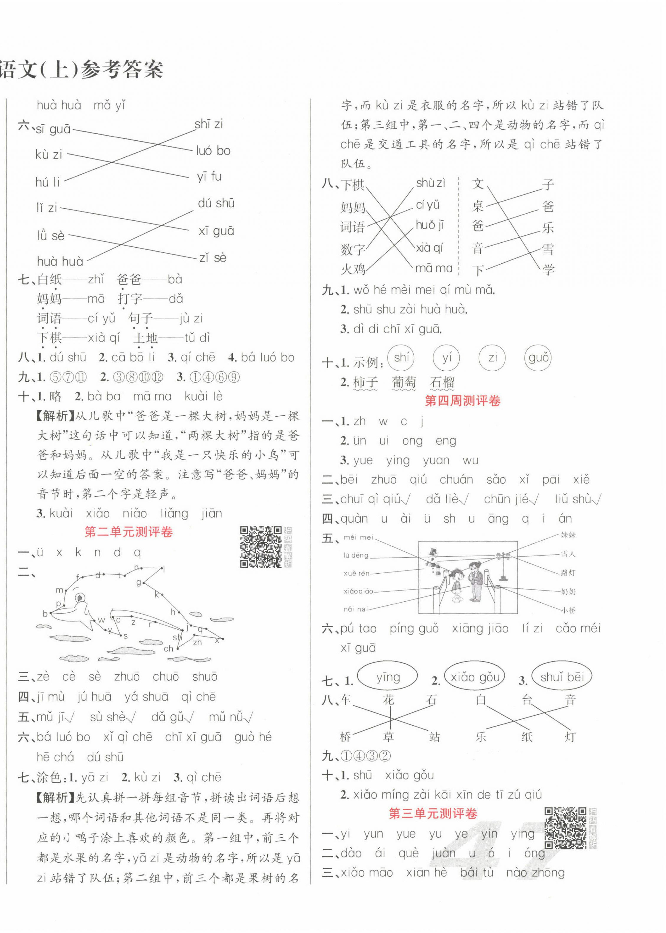 2022年黄冈夺冠一年级语文上册人教版 第2页