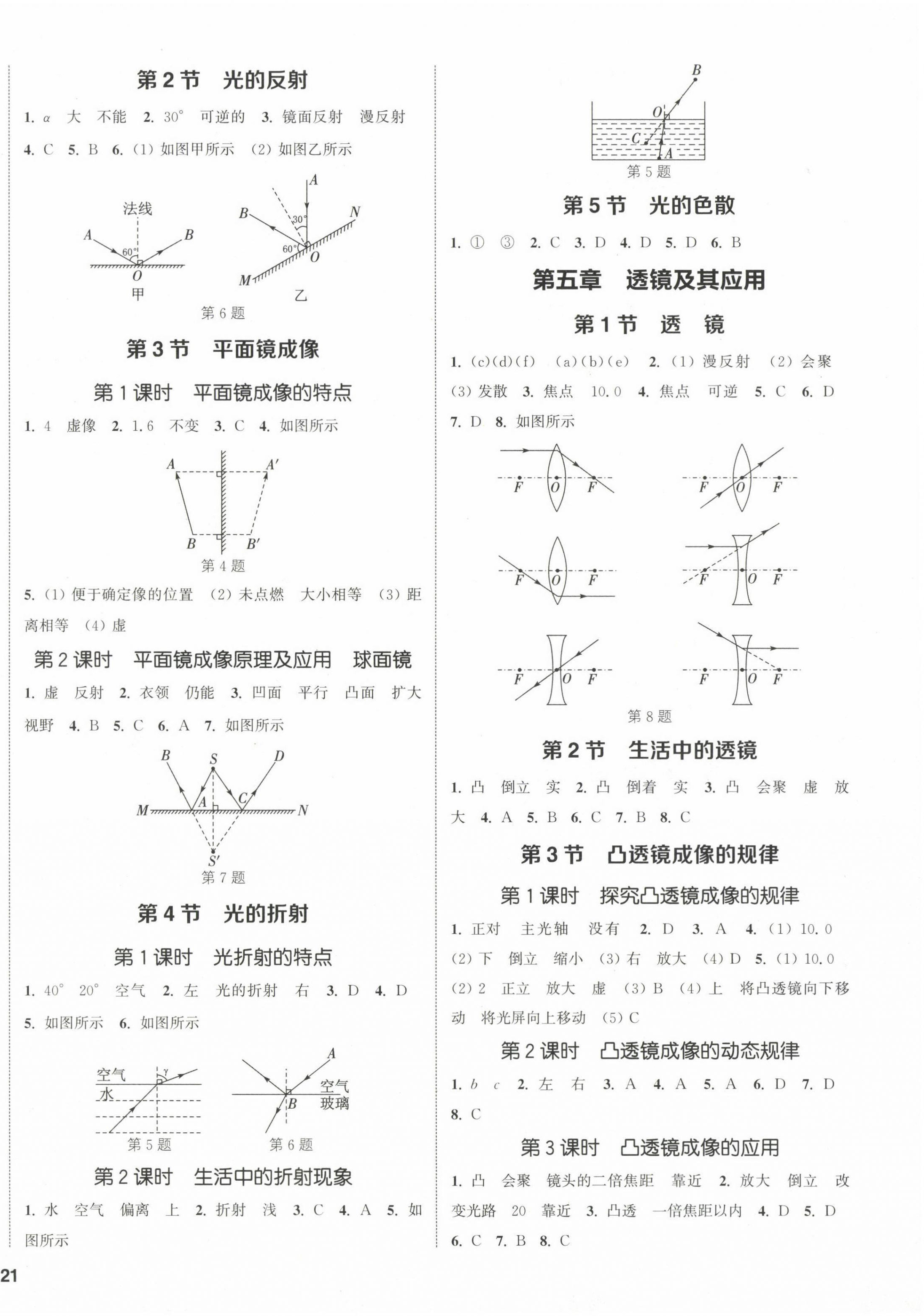 2022年通城學(xué)典課時(shí)作業(yè)本八年級(jí)物理上冊(cè)人教版 第2頁(yè)