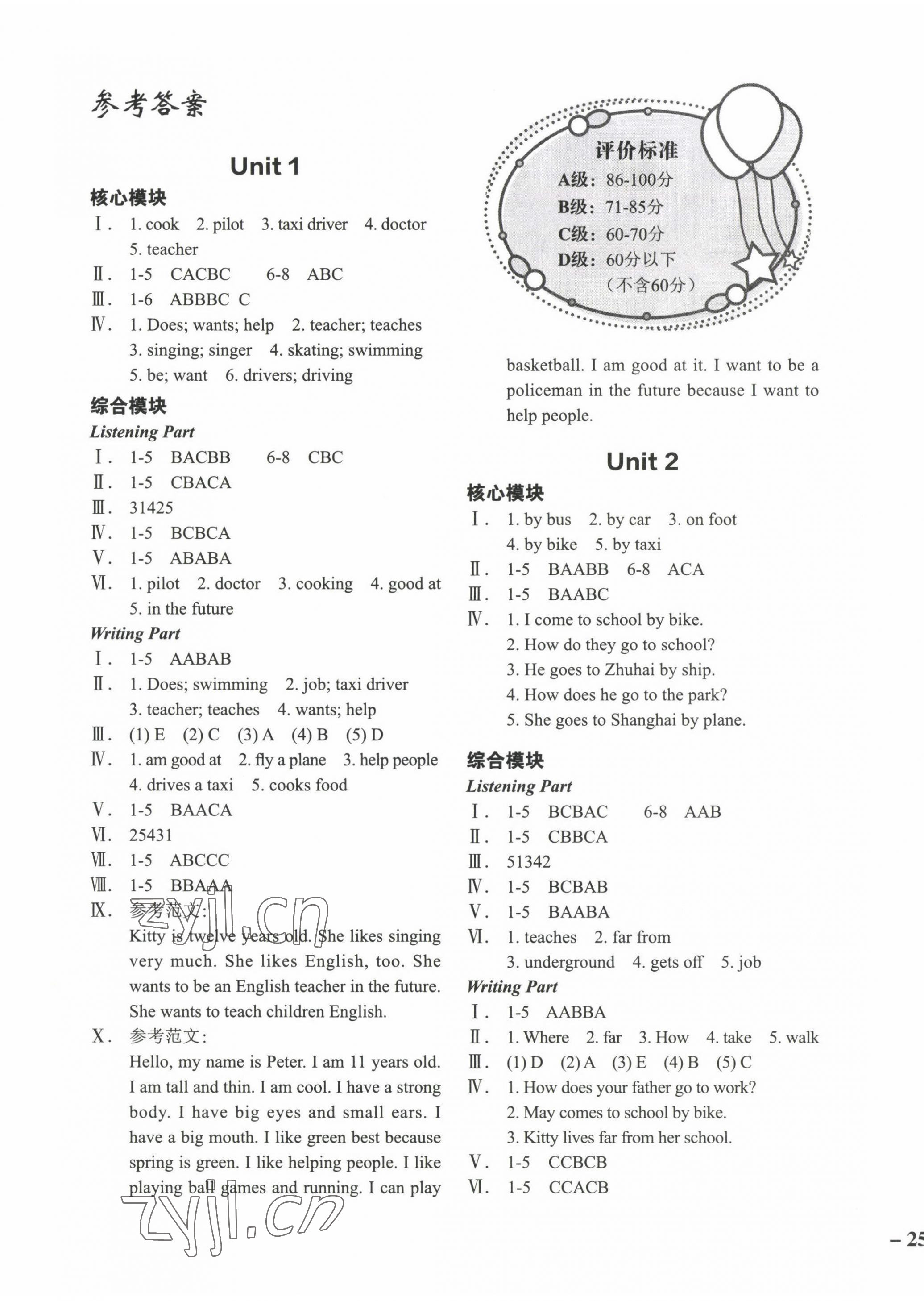 2022年深圳市小學英語課堂在線五年級上冊滬教版 第1頁