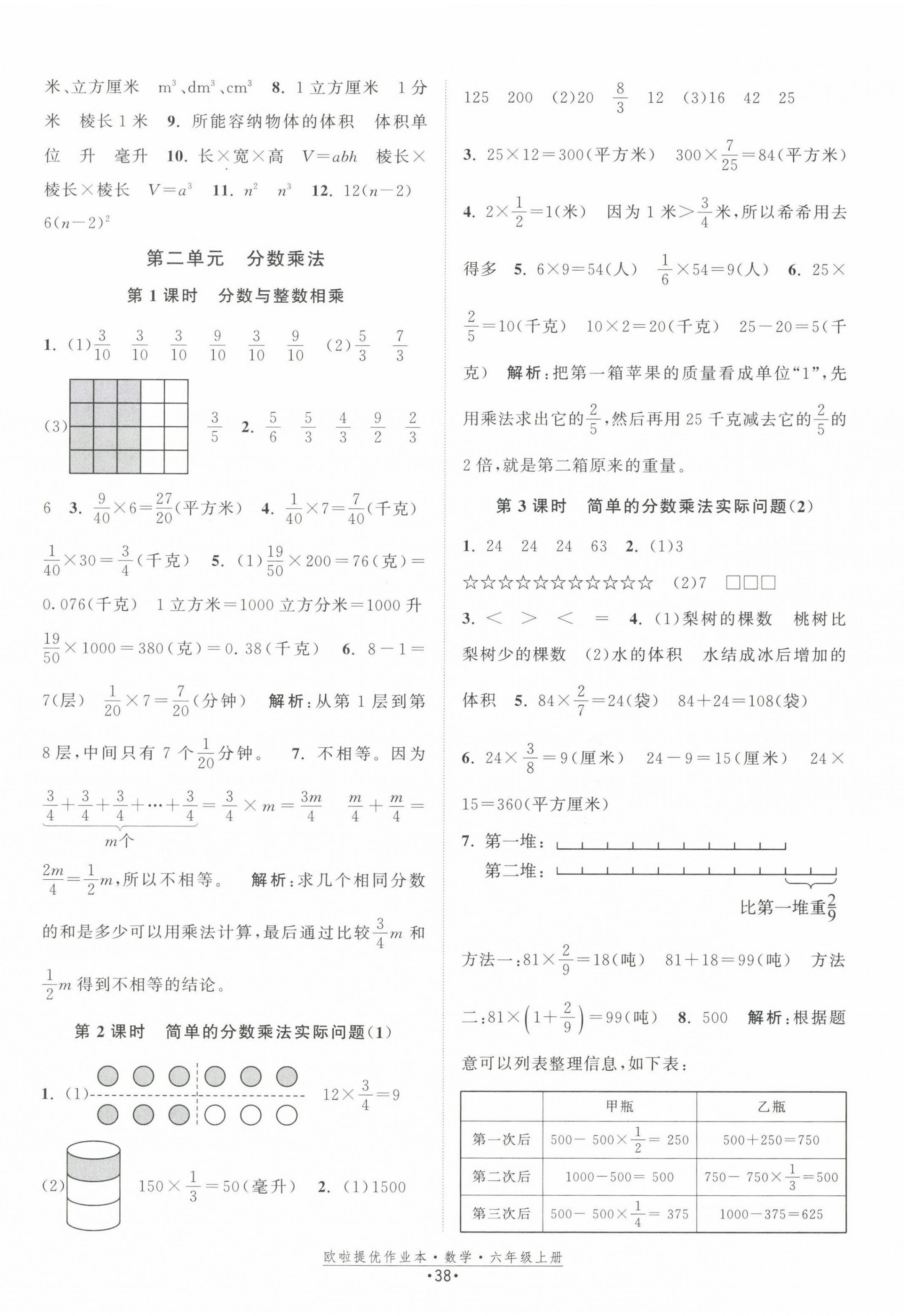 2022年歐拉提優(yōu)作業(yè)本六年級數(shù)學(xué)上冊蘇教版 第6頁