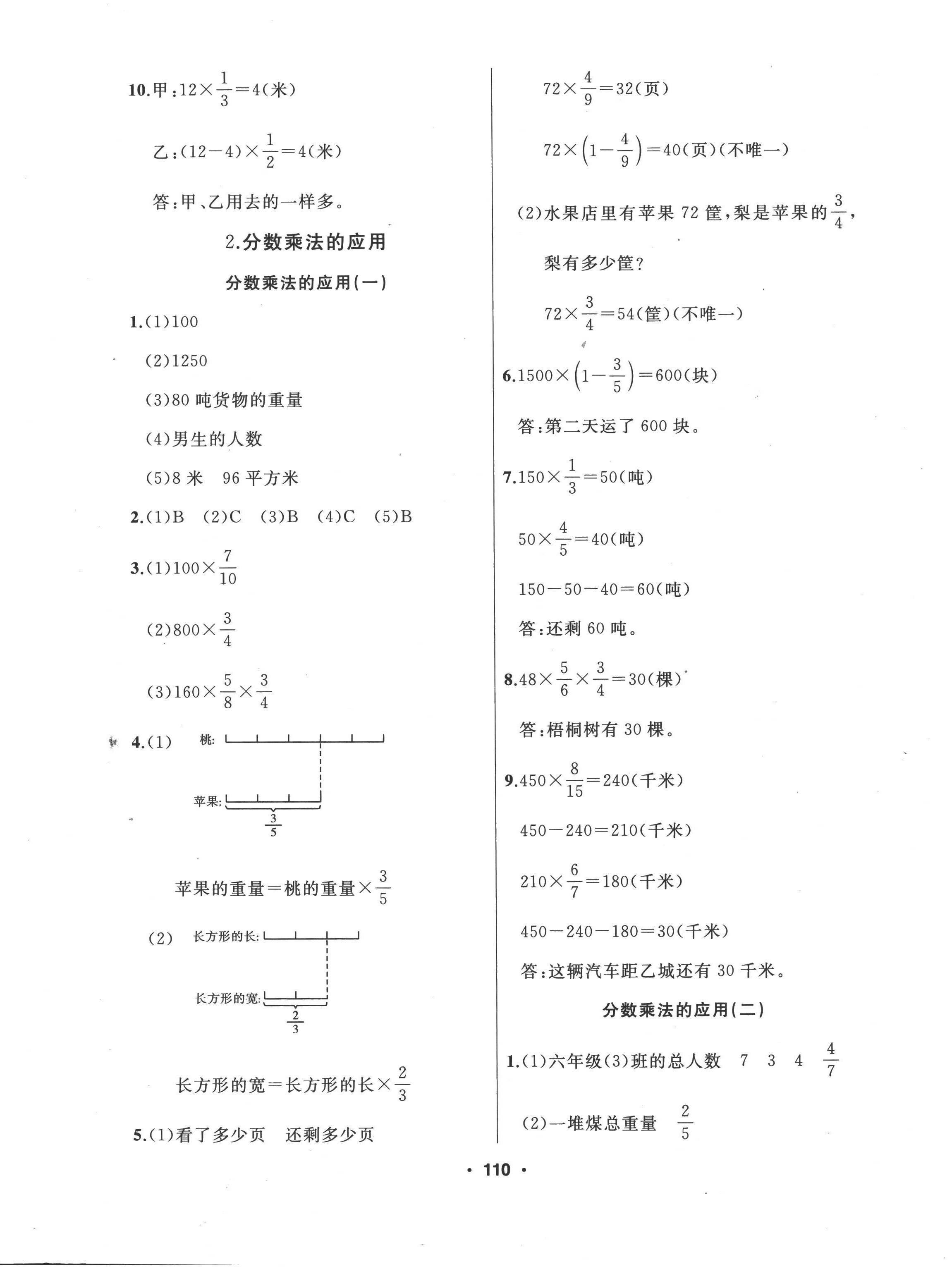 2022年試題優(yōu)化課堂同步六年級(jí)數(shù)學(xué)上冊(cè)人教版 第2頁(yè)