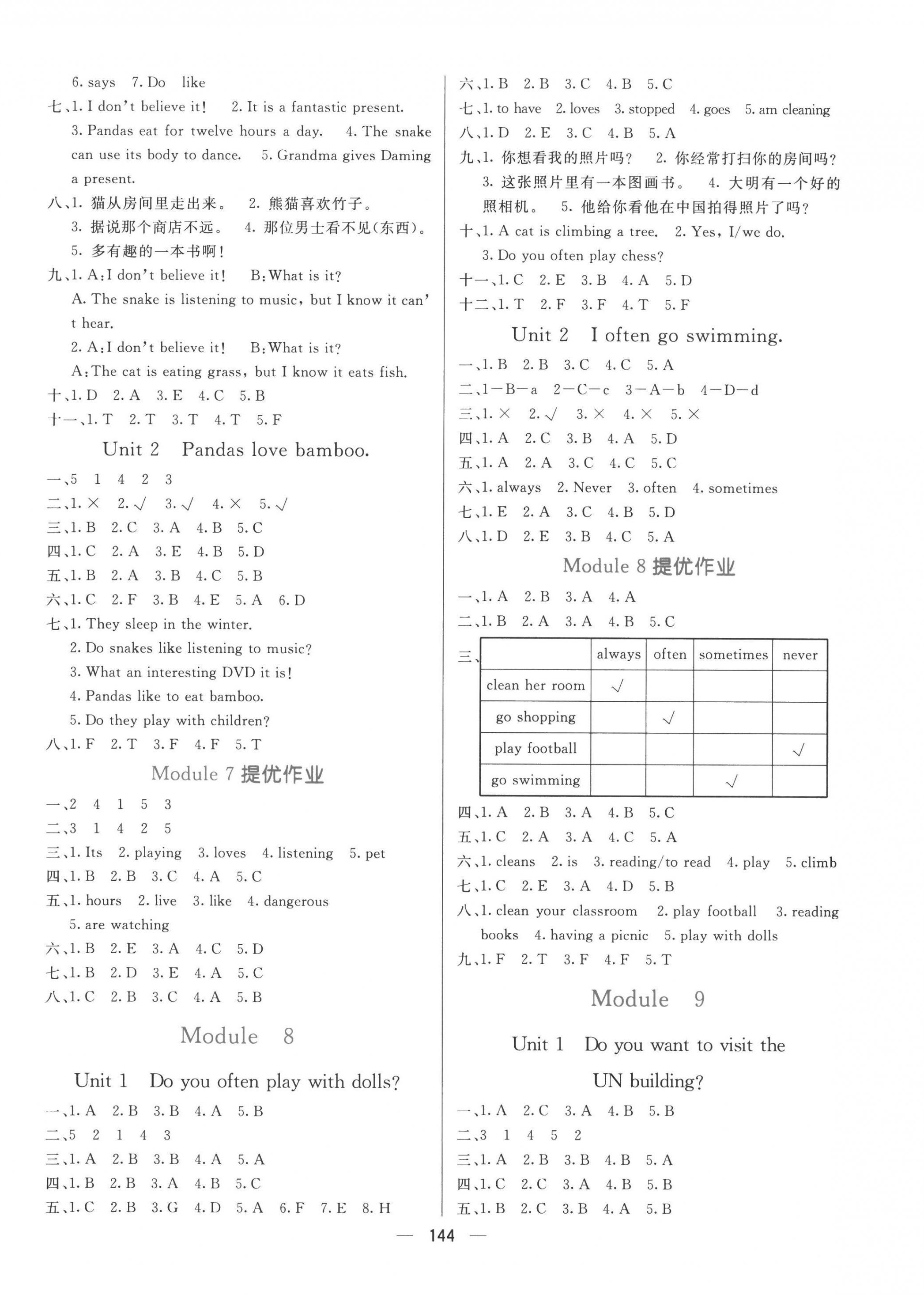 2022年亮點(diǎn)激活提優(yōu)天天練六年級(jí)英語上冊(cè)外研版 第4頁