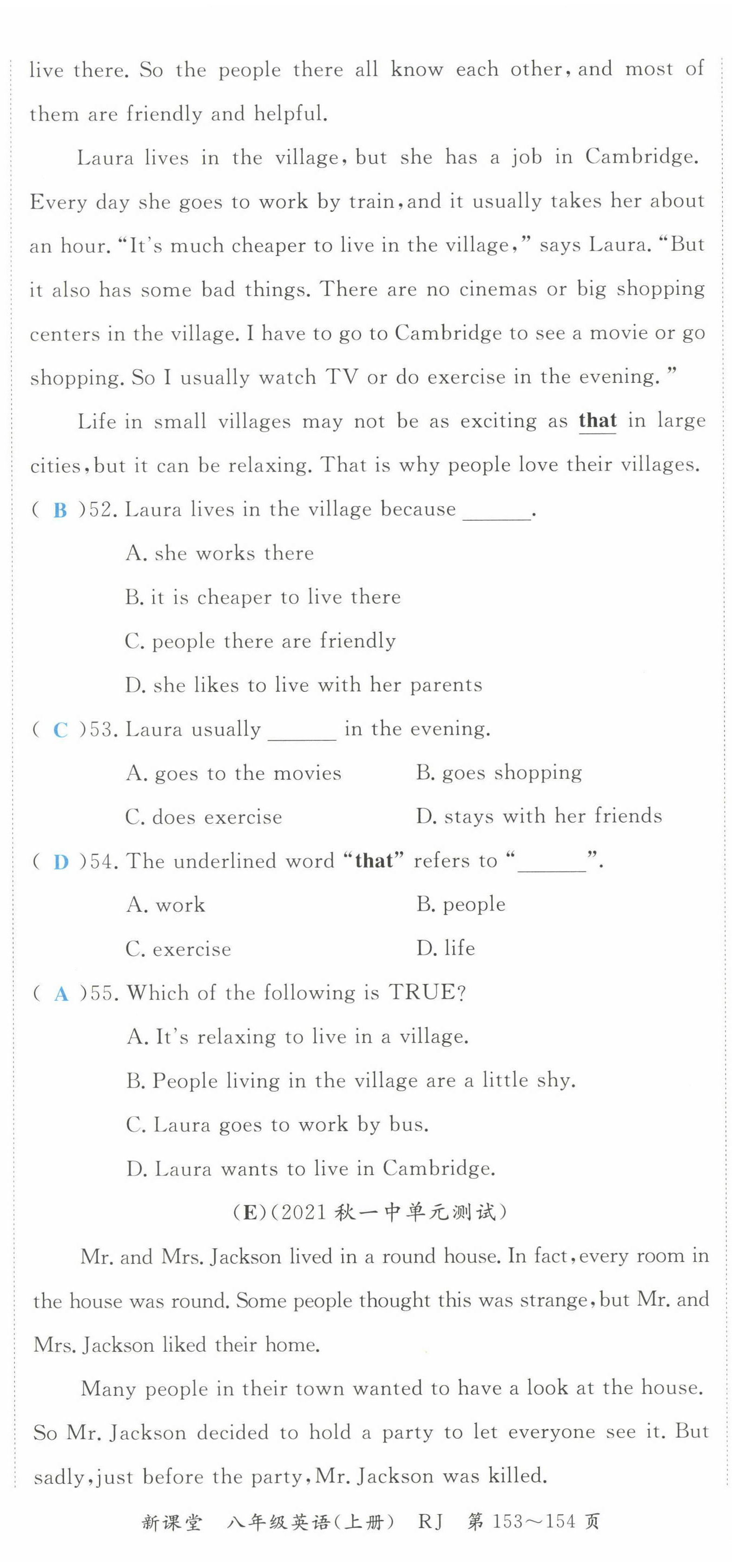 2022年啟航新課堂八年級(jí)英語上冊(cè)人教版 第32頁(yè)