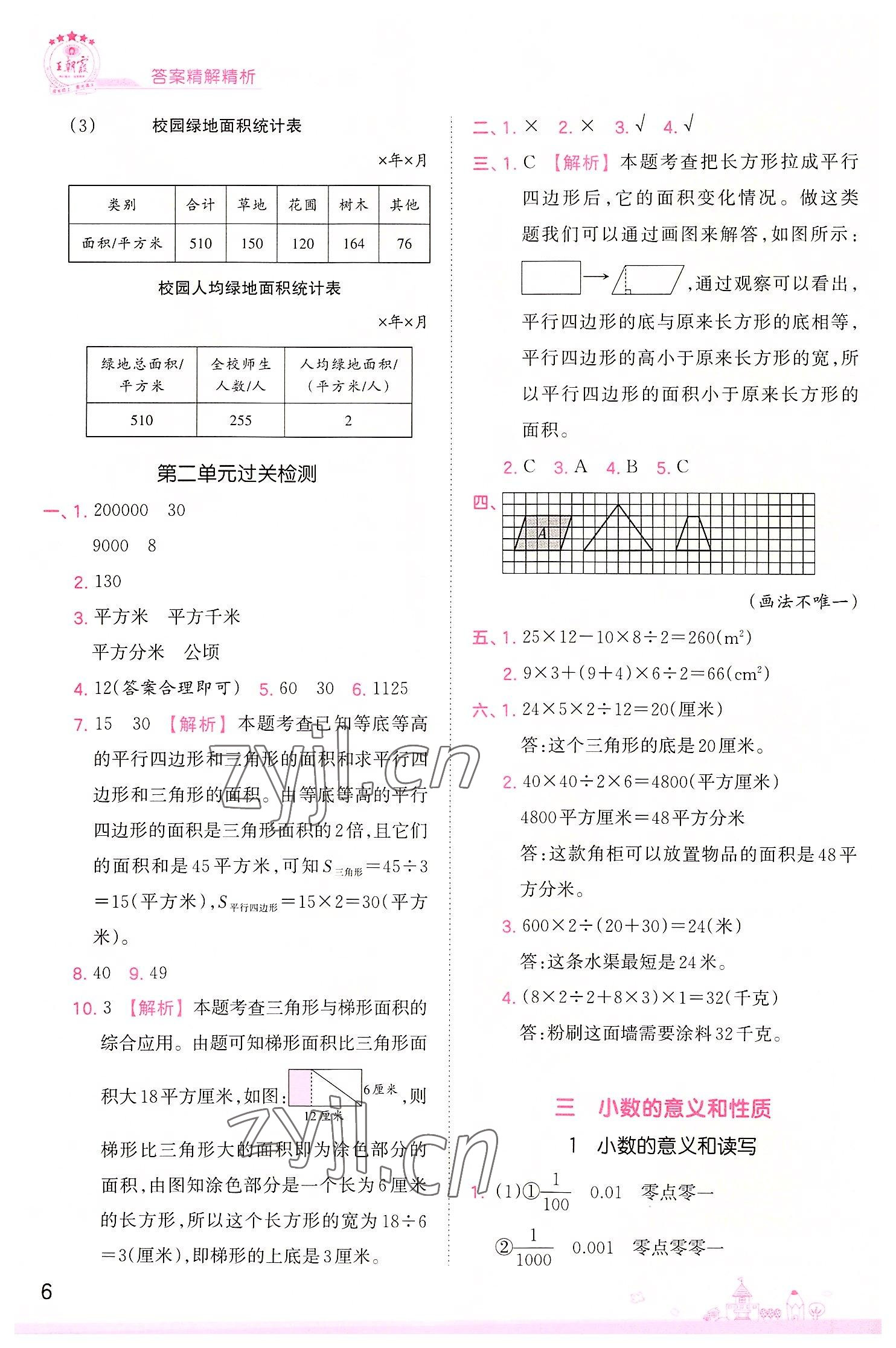 2022年創(chuàng)維新課堂五年級(jí)數(shù)學(xué)上冊(cè)蘇教版 第6頁(yè)