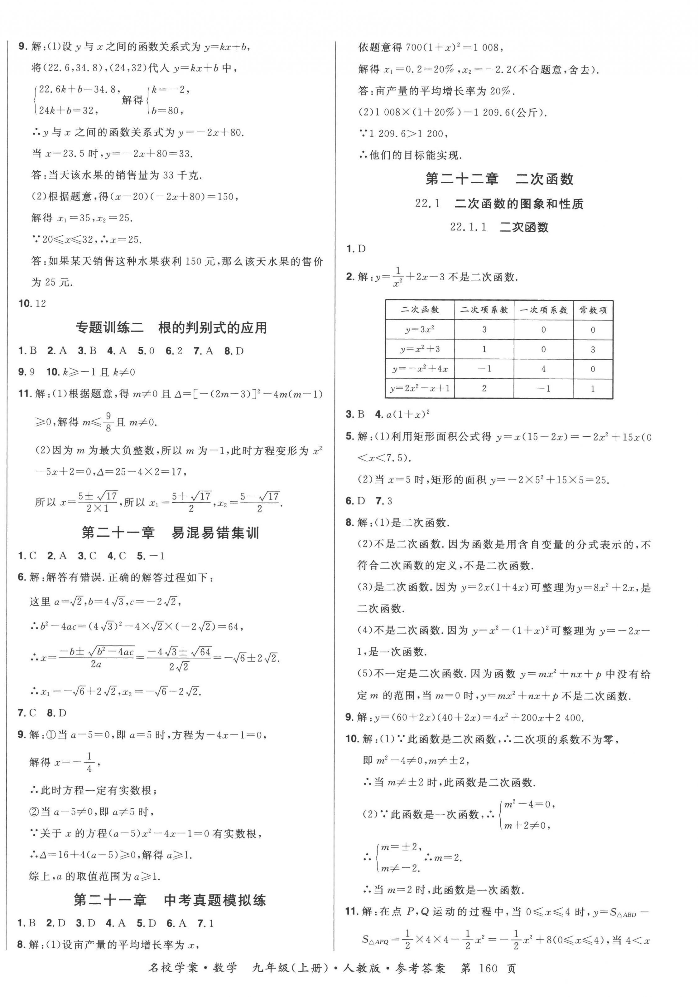 2022年名校學(xué)案九年級數(shù)學(xué)上冊人教版 第6頁
