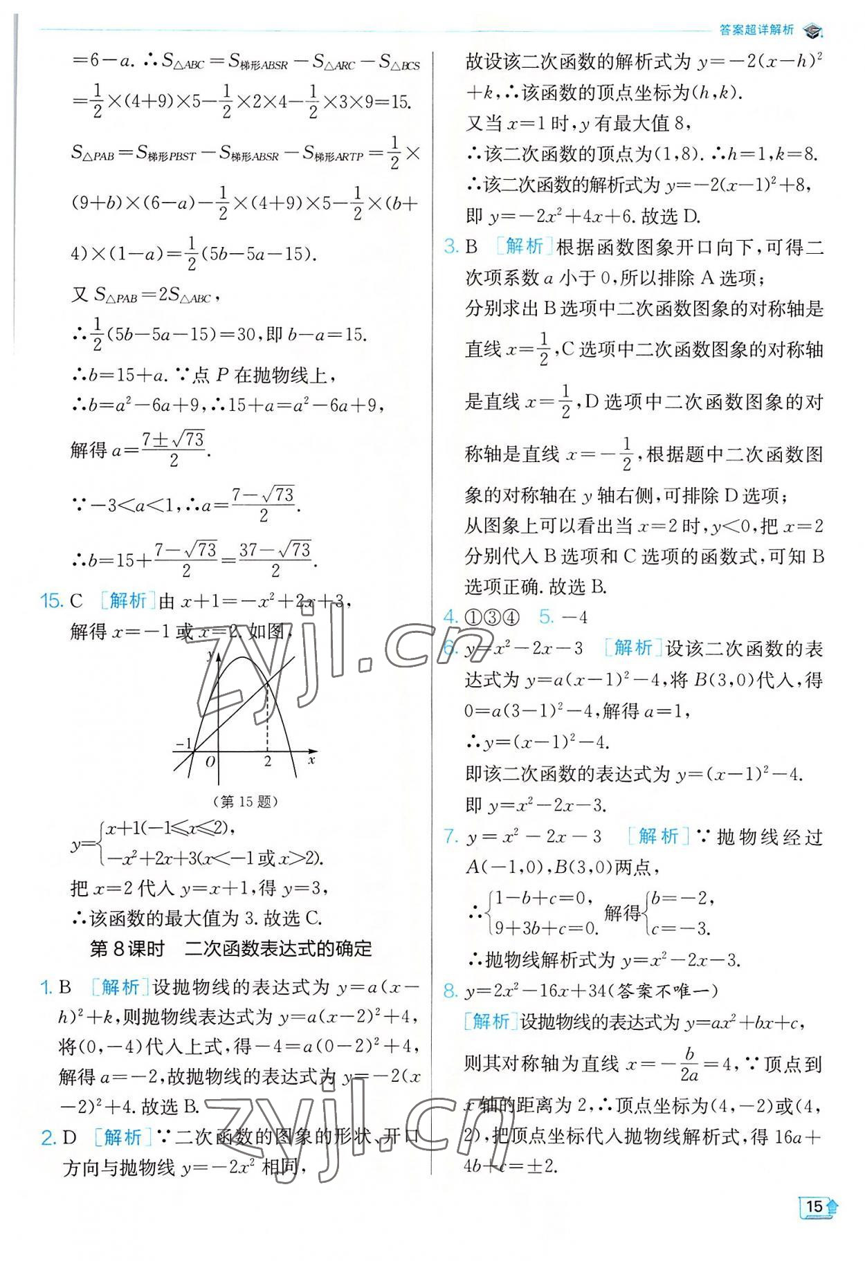 2022年實驗班提優(yōu)訓(xùn)練九年級數(shù)學(xué)上冊滬科版 第15頁