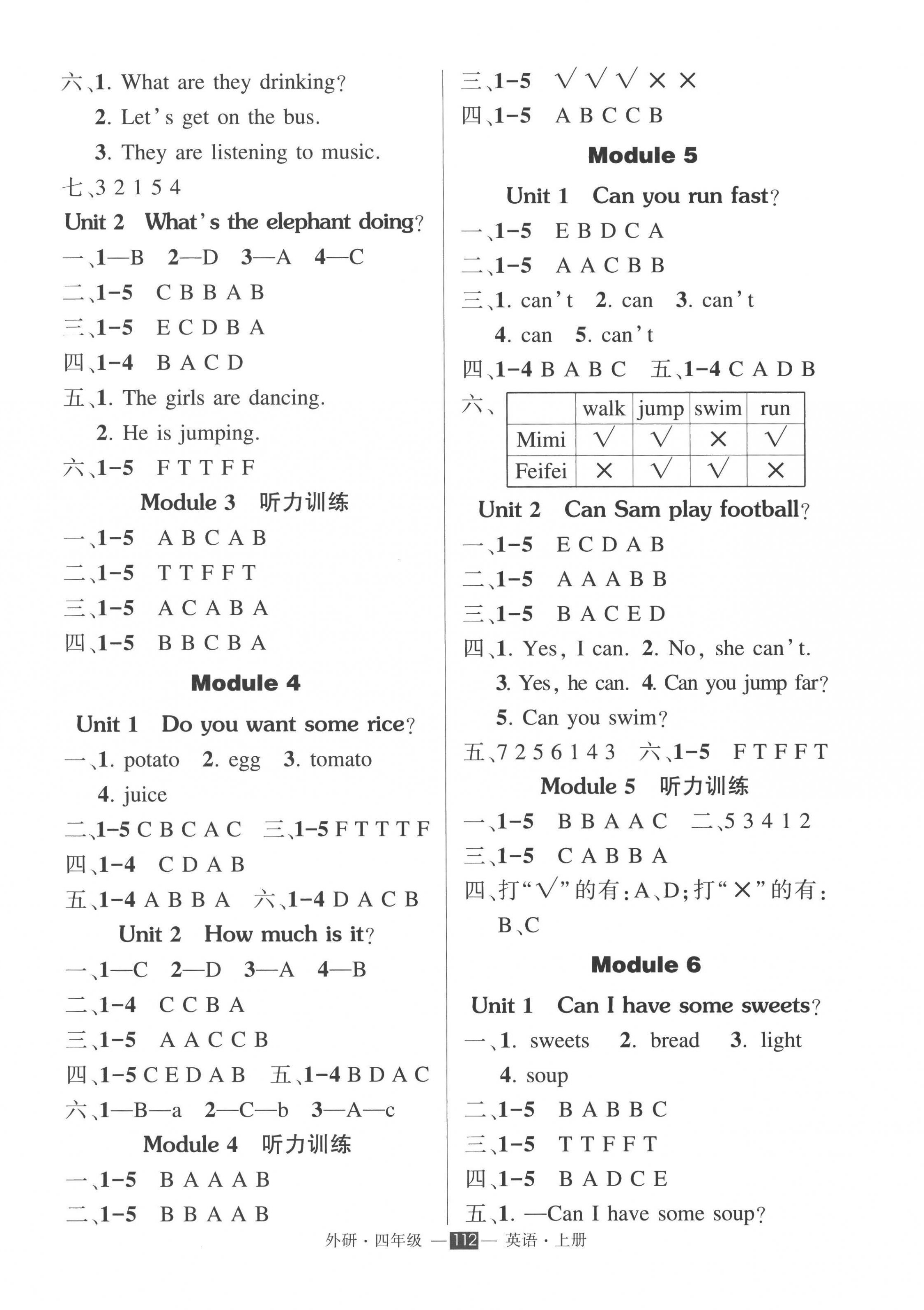 2022年状元成才路创优作业100分四年级英语上册外研版 第2页