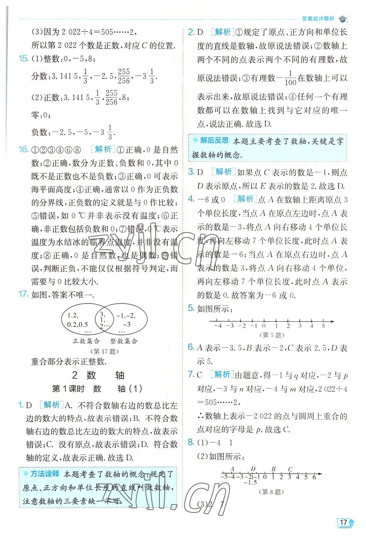 2022年實驗班提優(yōu)訓(xùn)練七年級數(shù)學(xué)上冊北師大版 第17頁